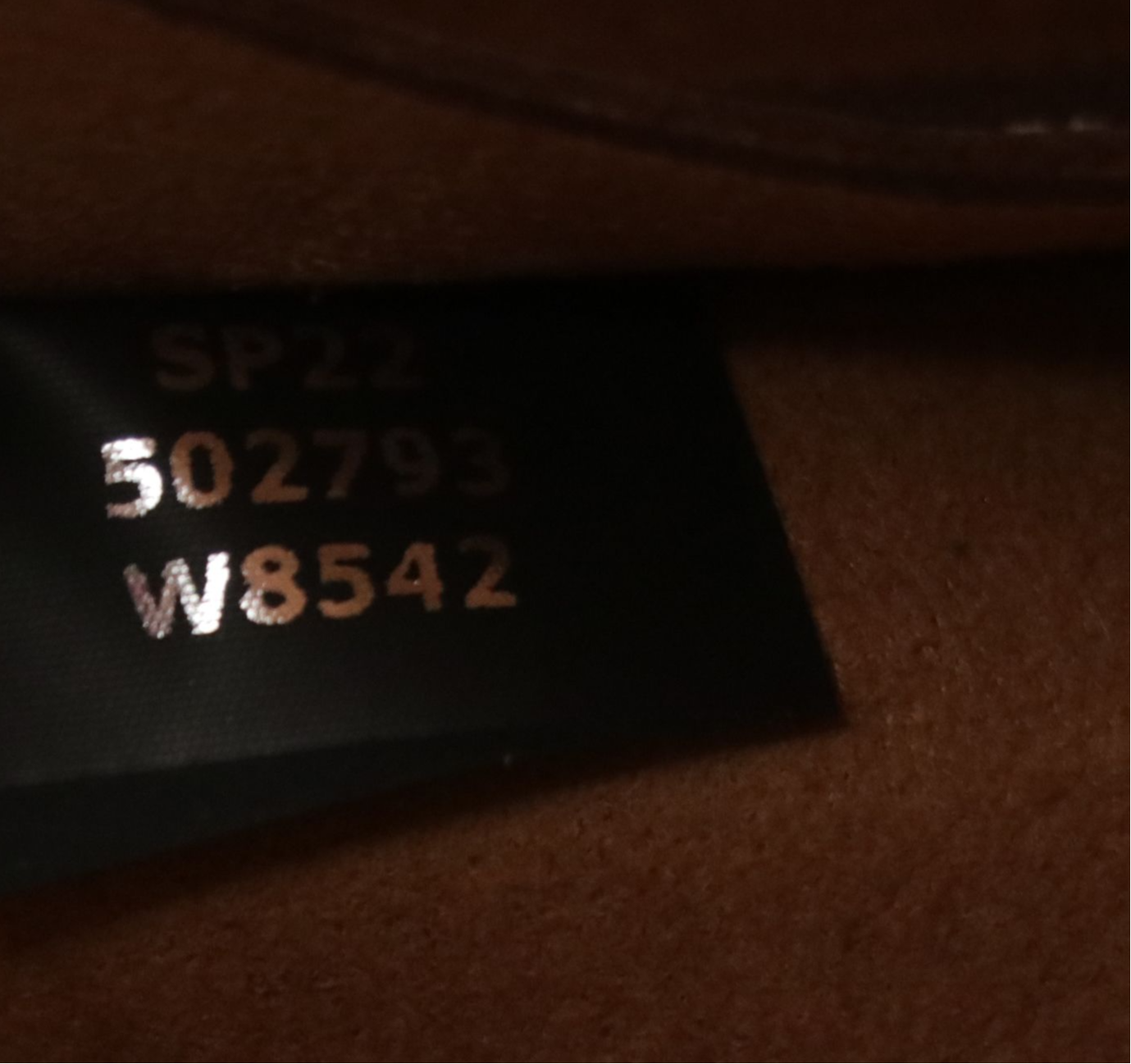 Stella McCartney Large Perforated Logo Shoulder Bag in Blush Beige Vegan Leather