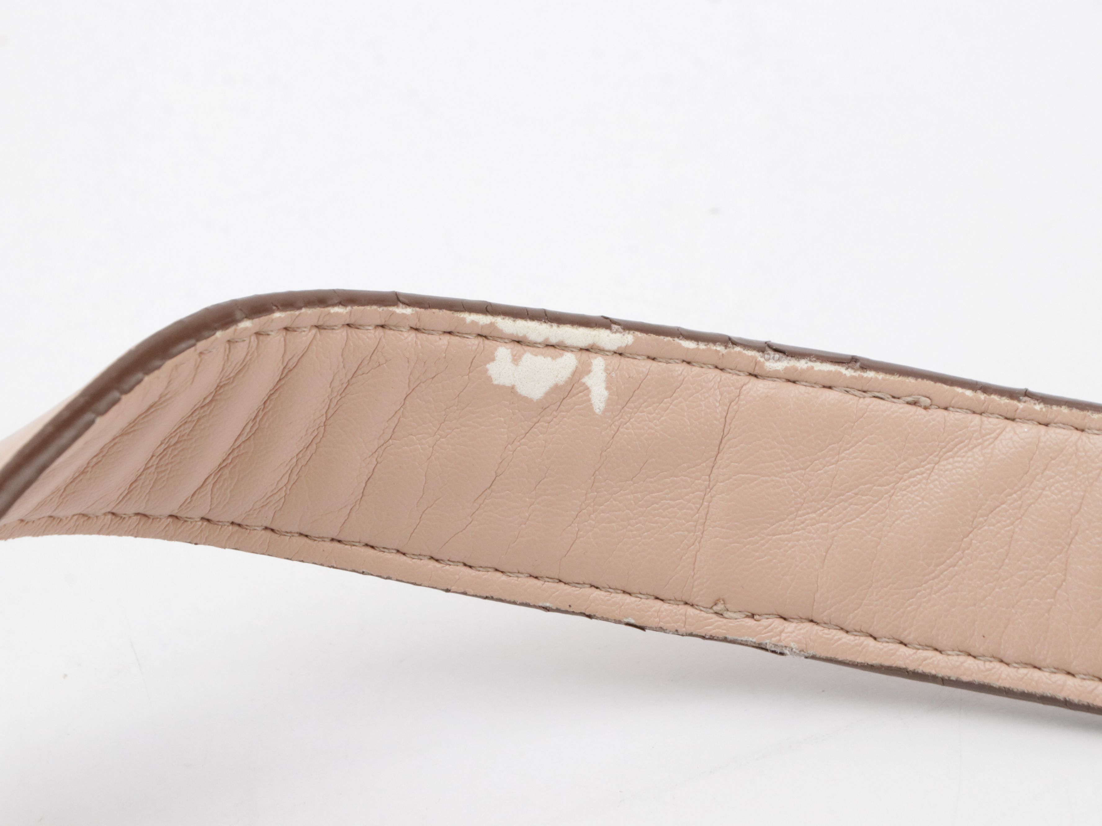 Stella McCartney Large Perforated Logo Shoulder Bag in Blush Beige Vegan Leather