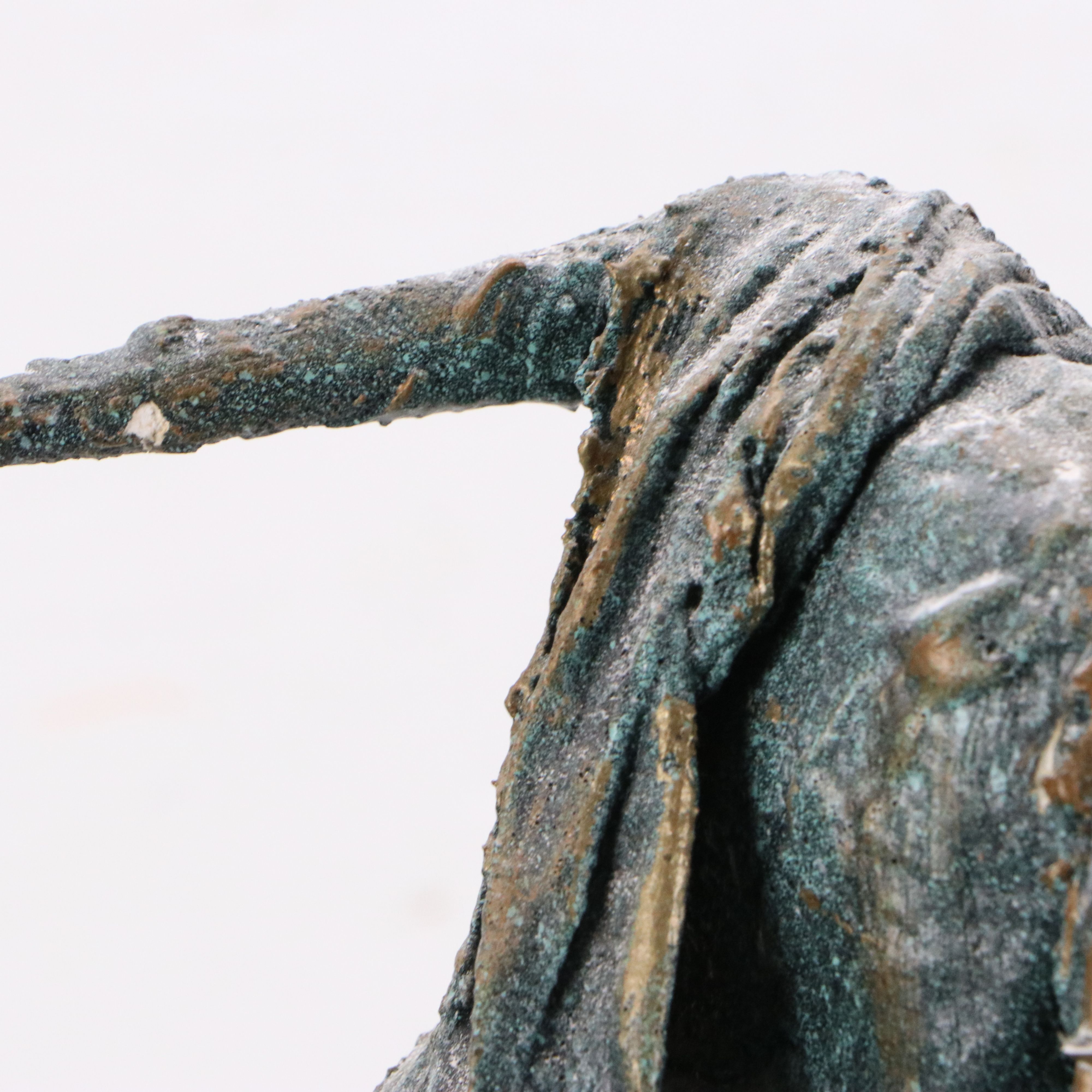 Surrealist Style Fiberglass Sculpture in the Style of Giacometti