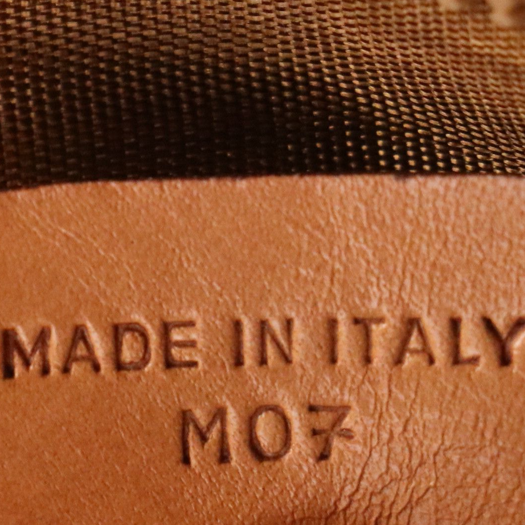 Celine Envelope Flap Crossbody Bag in Macadam Canvas and Leather