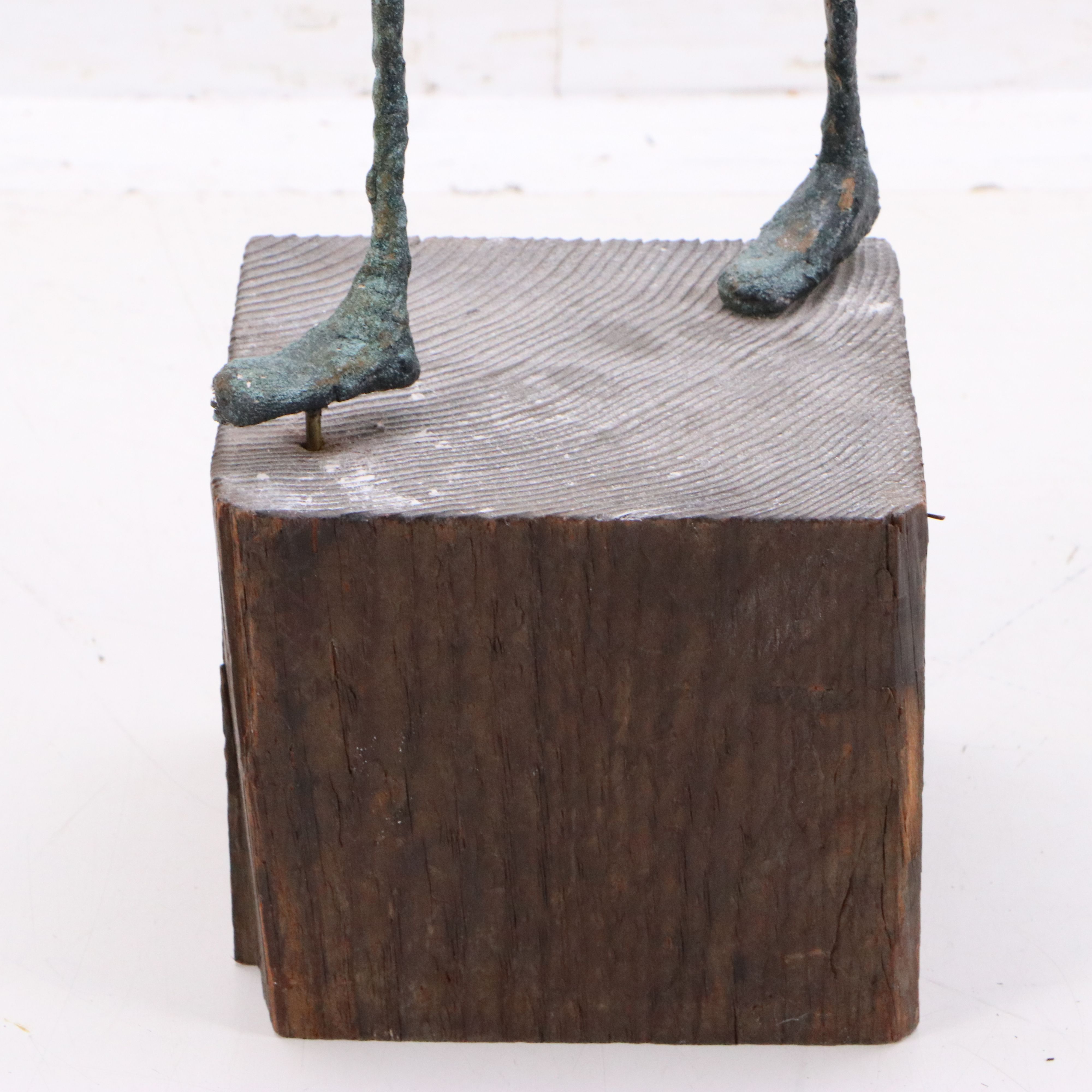 Surrealist Style Fiberglass Sculpture in the Style of Giacometti