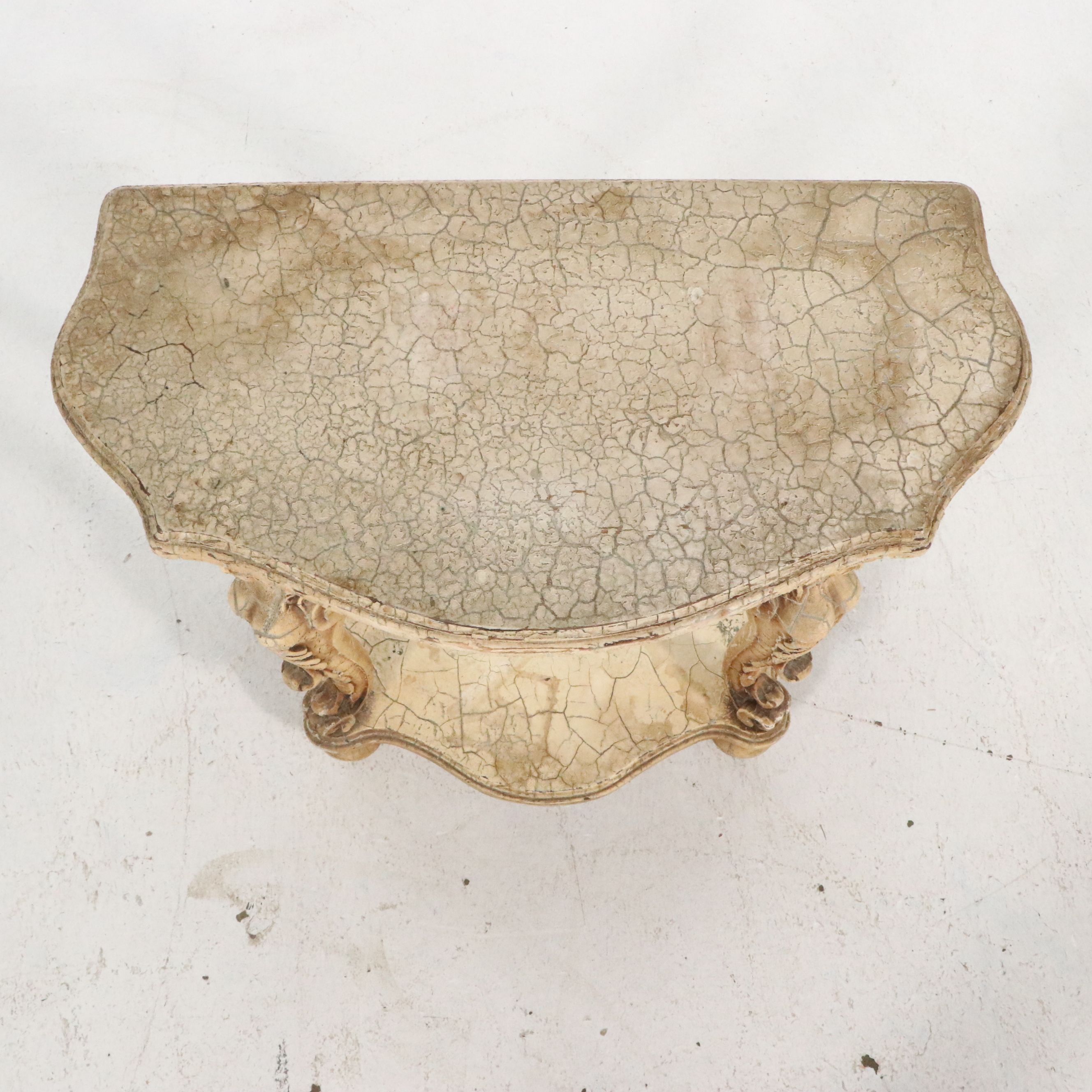 Pair of Italian Baroque Style Figural Hall Tables