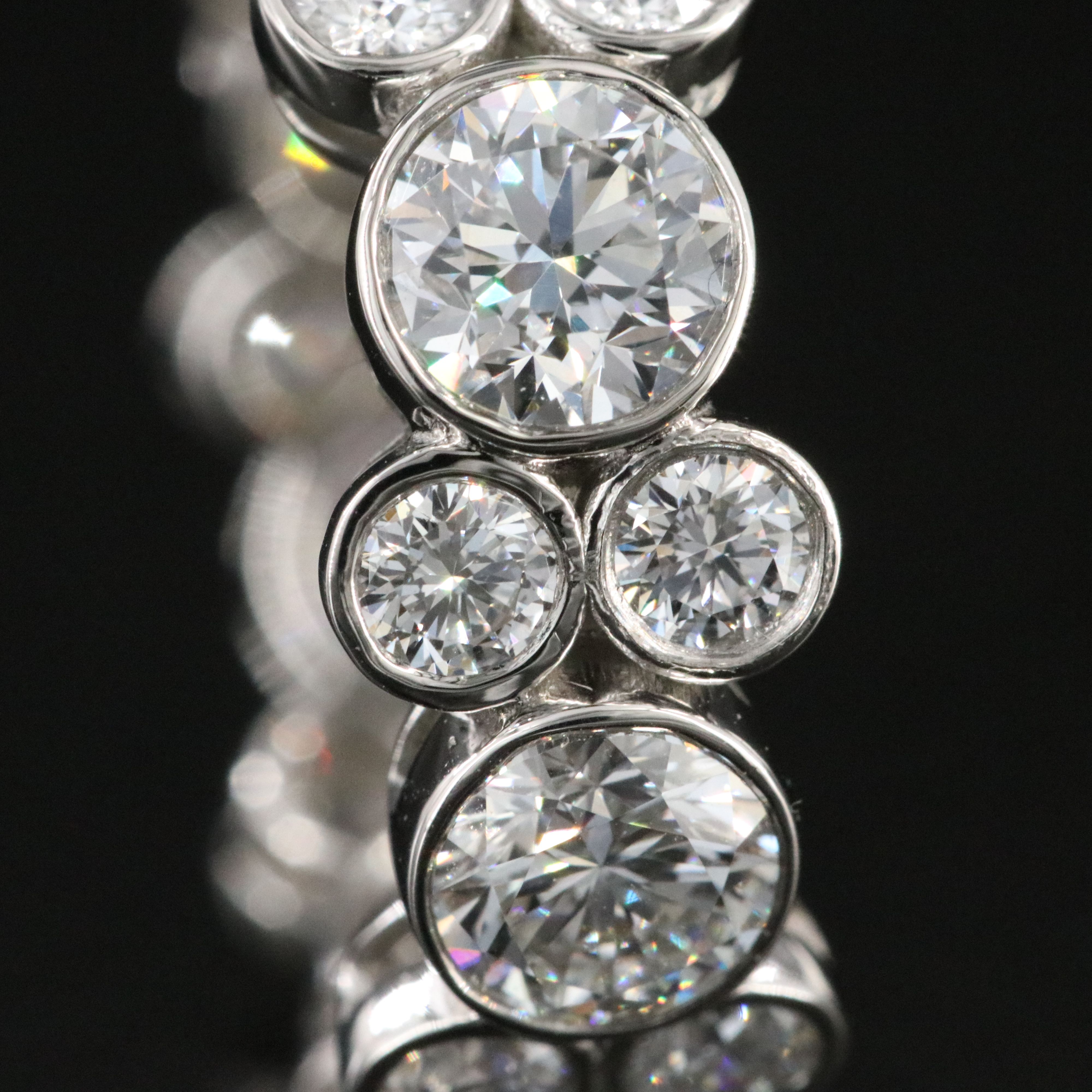 Platinum 5.03 CTW Lab Grown Diamond Eternity Band