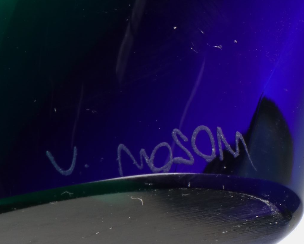 Vincenzo Nason Murano Sommerso Art Glass Fetish Style Bear Figurine