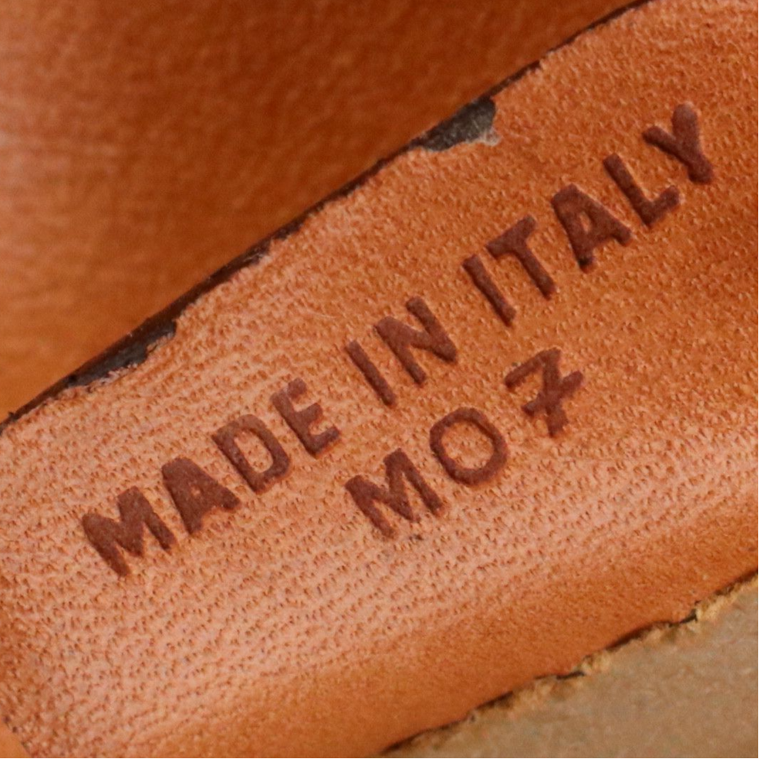 Celine Foldover Clutch in Macadam Canvas and Leather