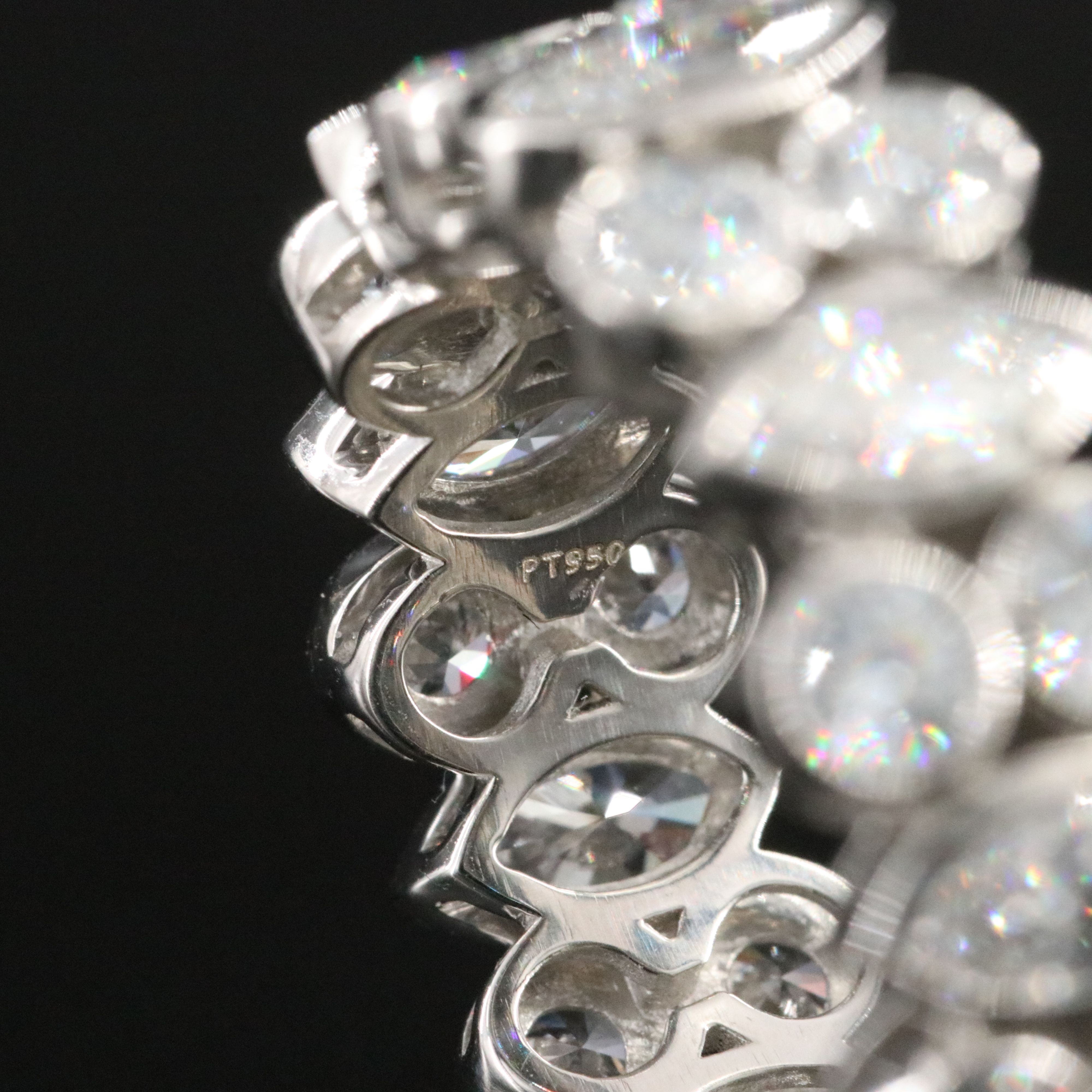 Platinum 3.95 CTW Lab Grown Diamond Eternity Band