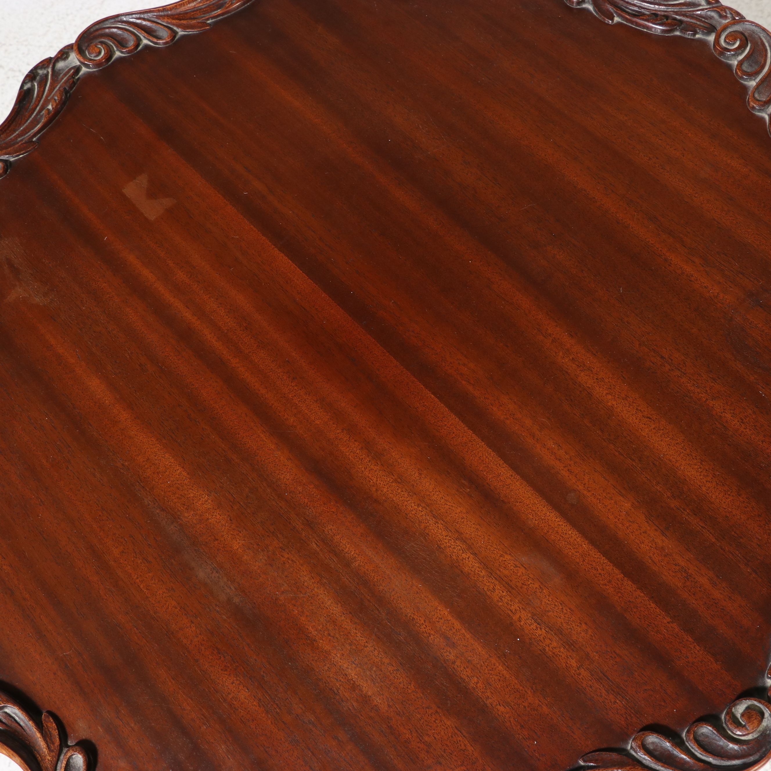 Imperial Furniture Co. Chippendale Style Piecrust Occasional Table, Mid-20th C.