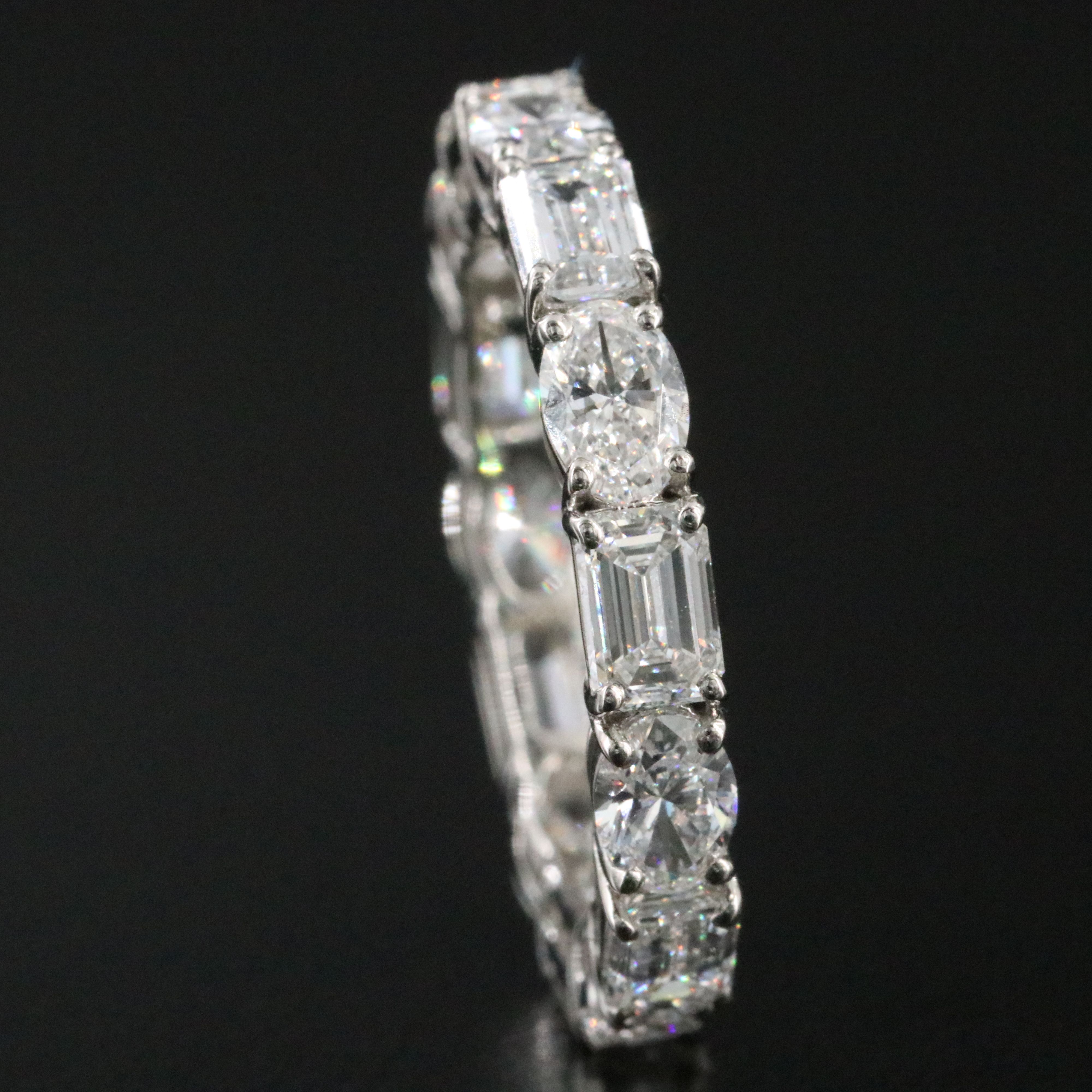 Platinum 3.52 CTW Lab Grown Diamond Eternity Band