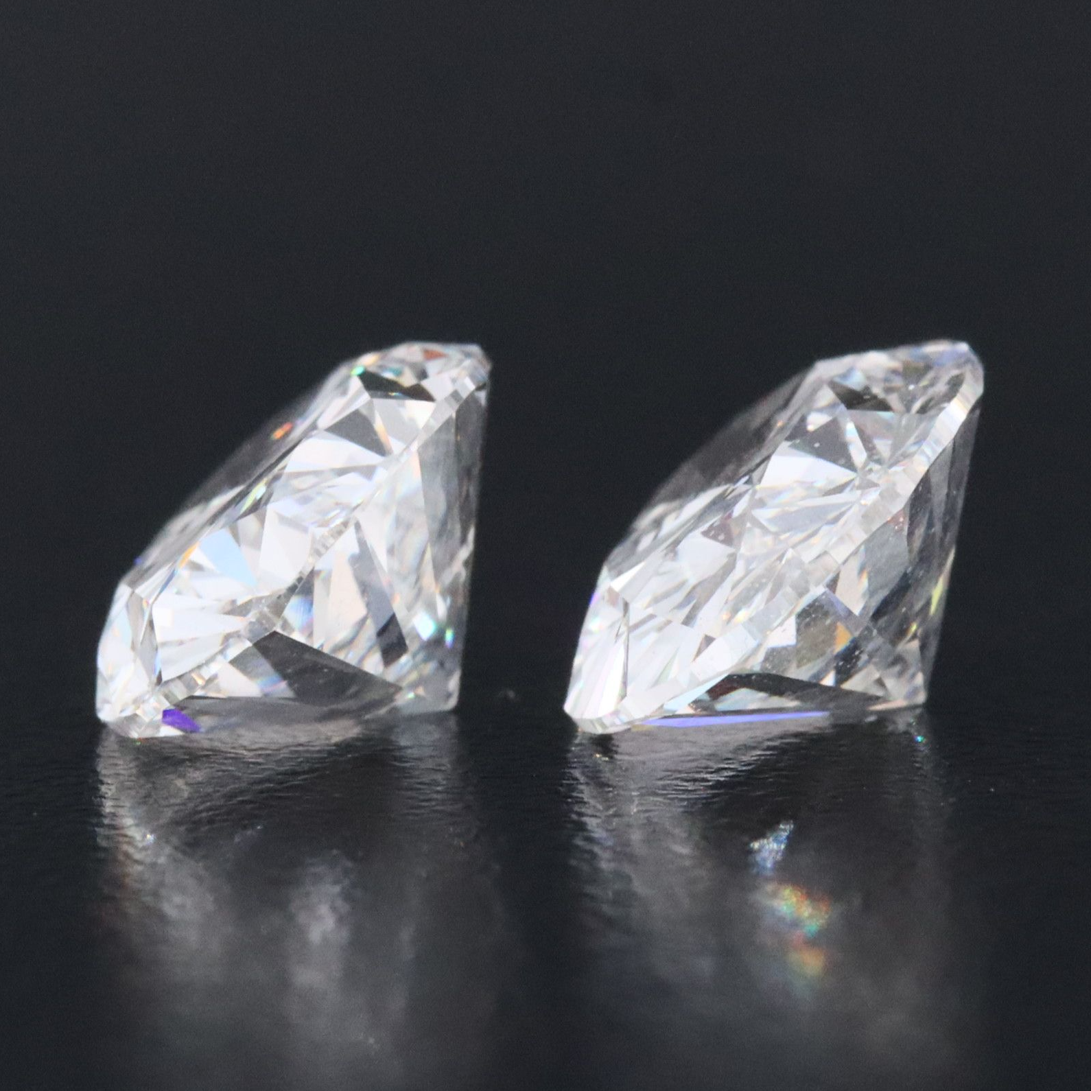 Loose 7.11 CTW Lab Grown Diamond Matched Pair