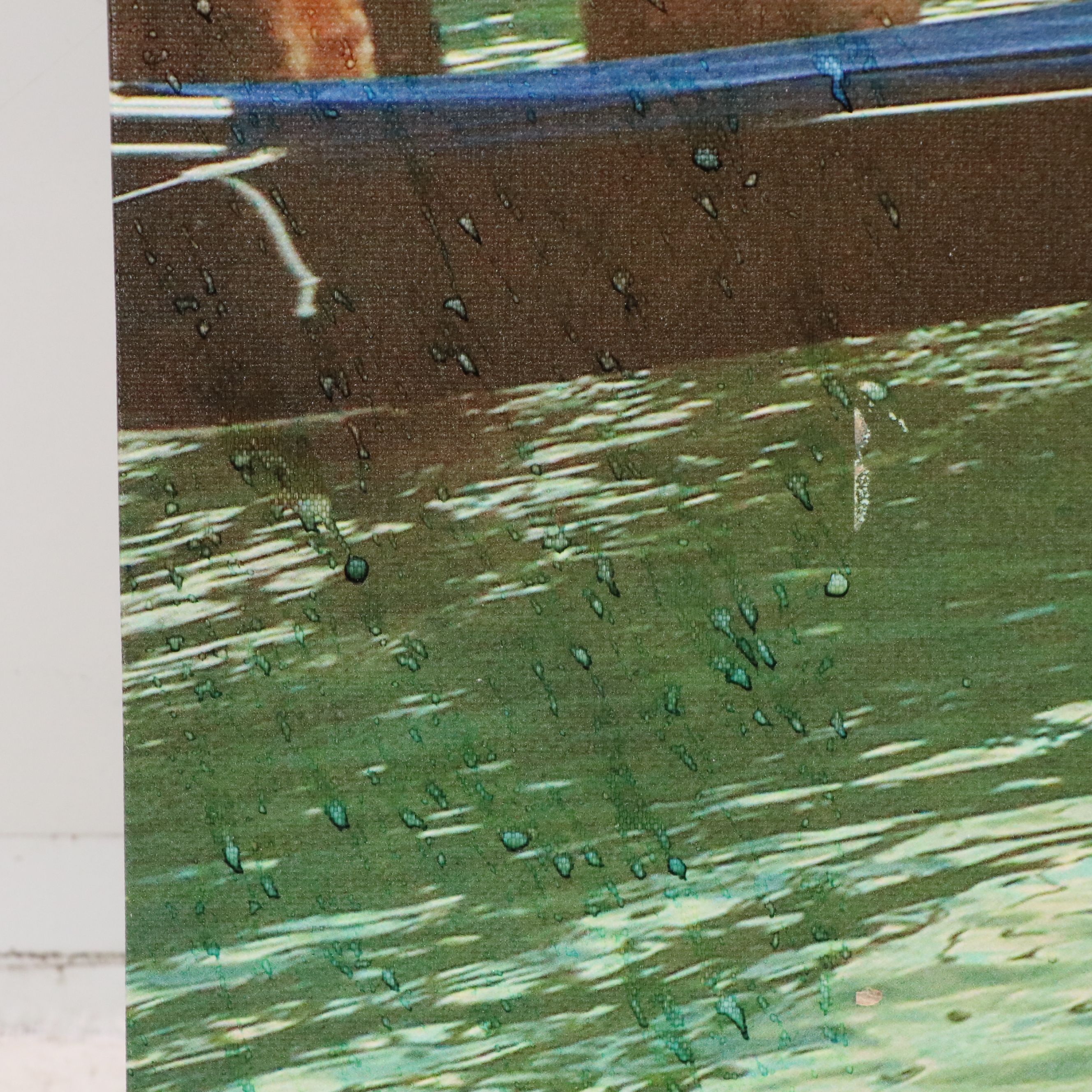 Venetian Lagoon Gicleé Triptych with Gondolas, 21st Century