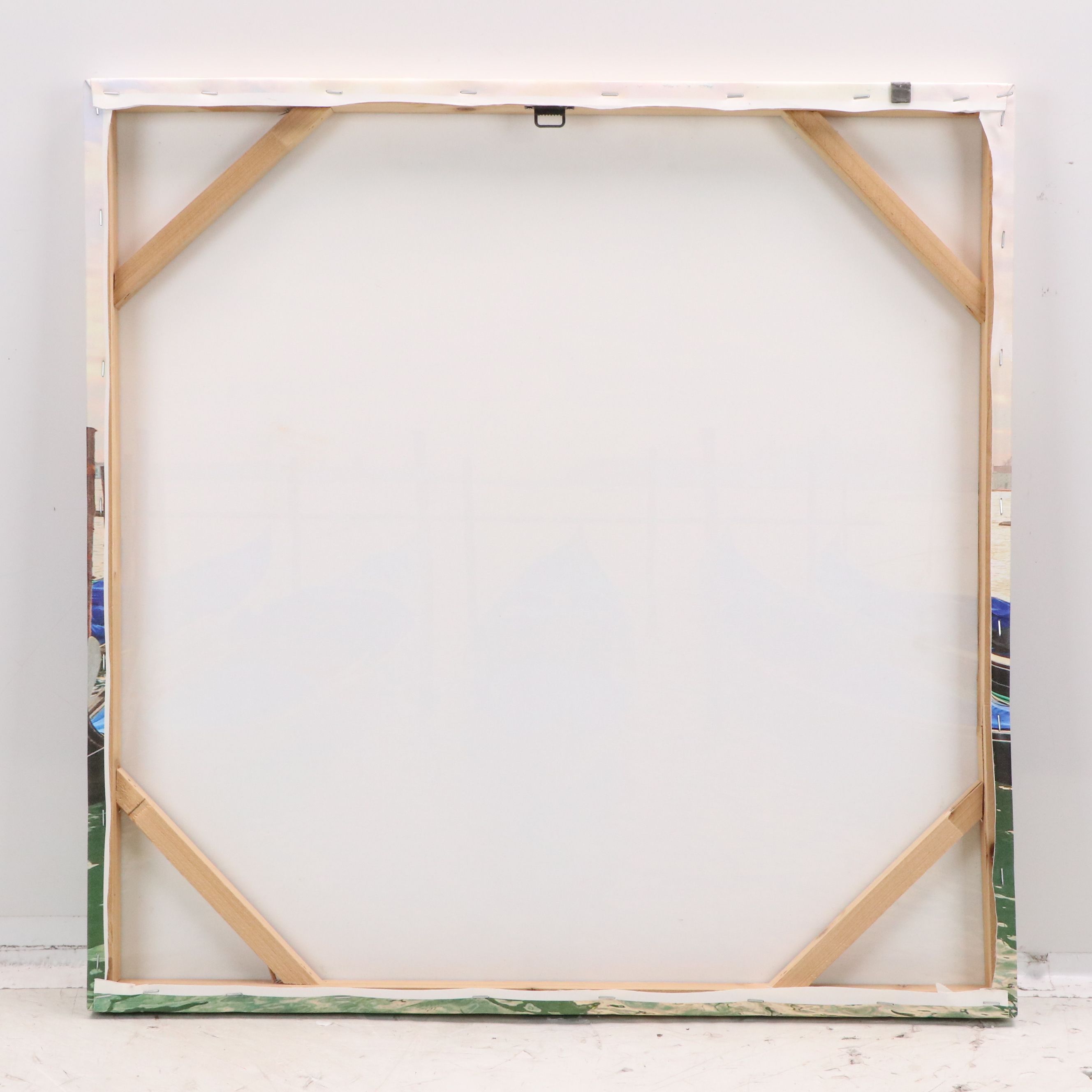 Venetian Lagoon Gicleé Triptych with Gondolas, 21st Century