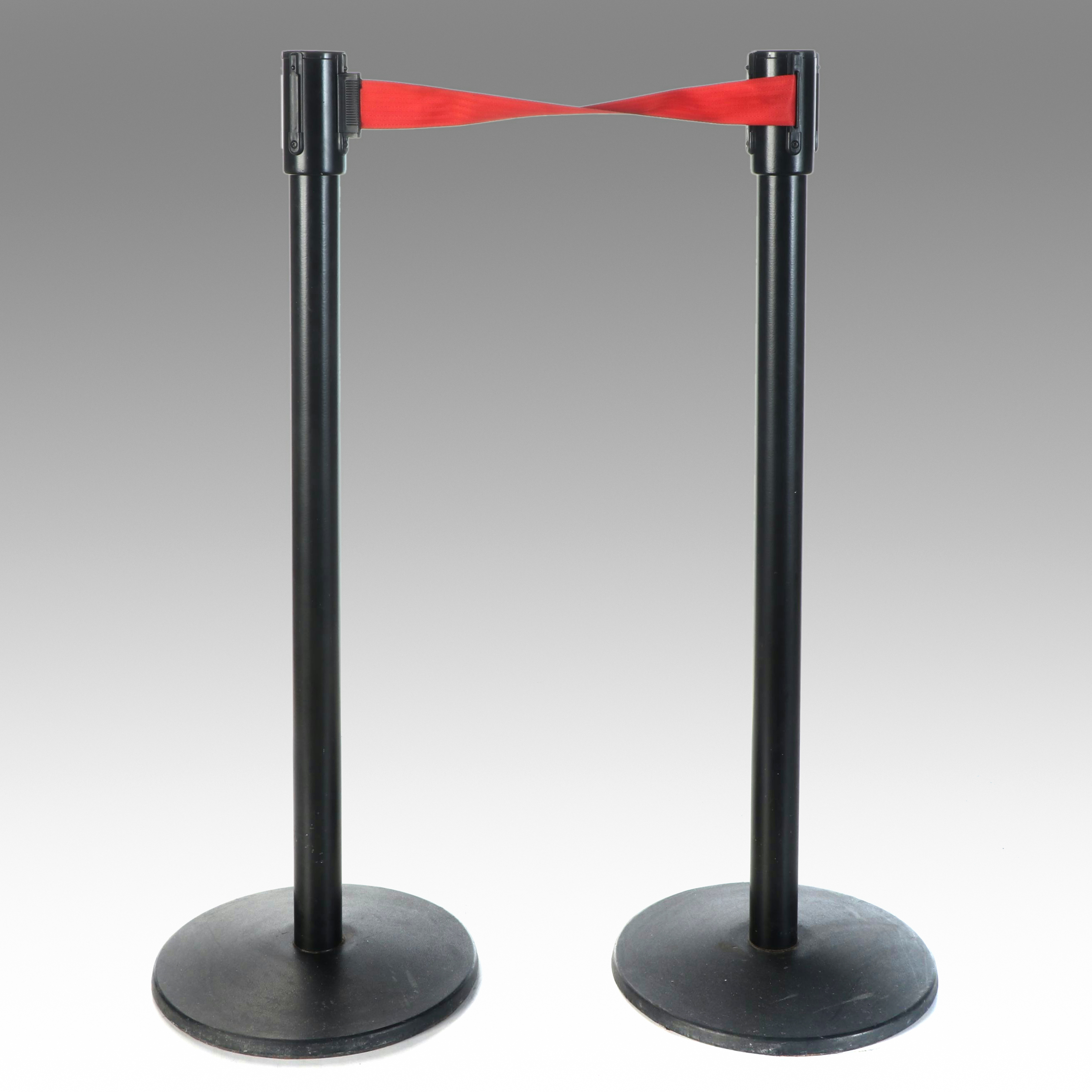 Uline Tensabarrier Retractable Portable Stanchion
