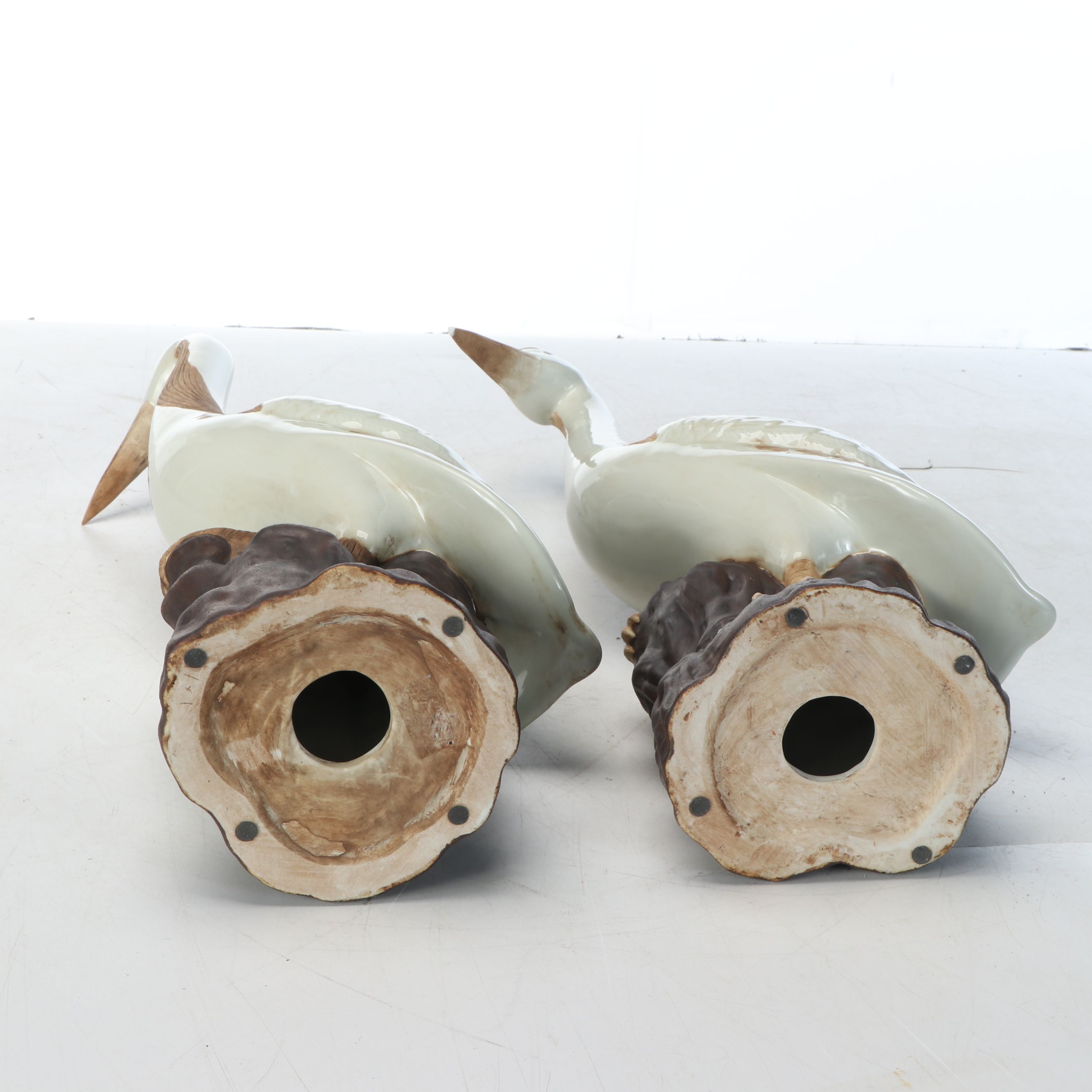 Chinese Porcelain Crane Figures