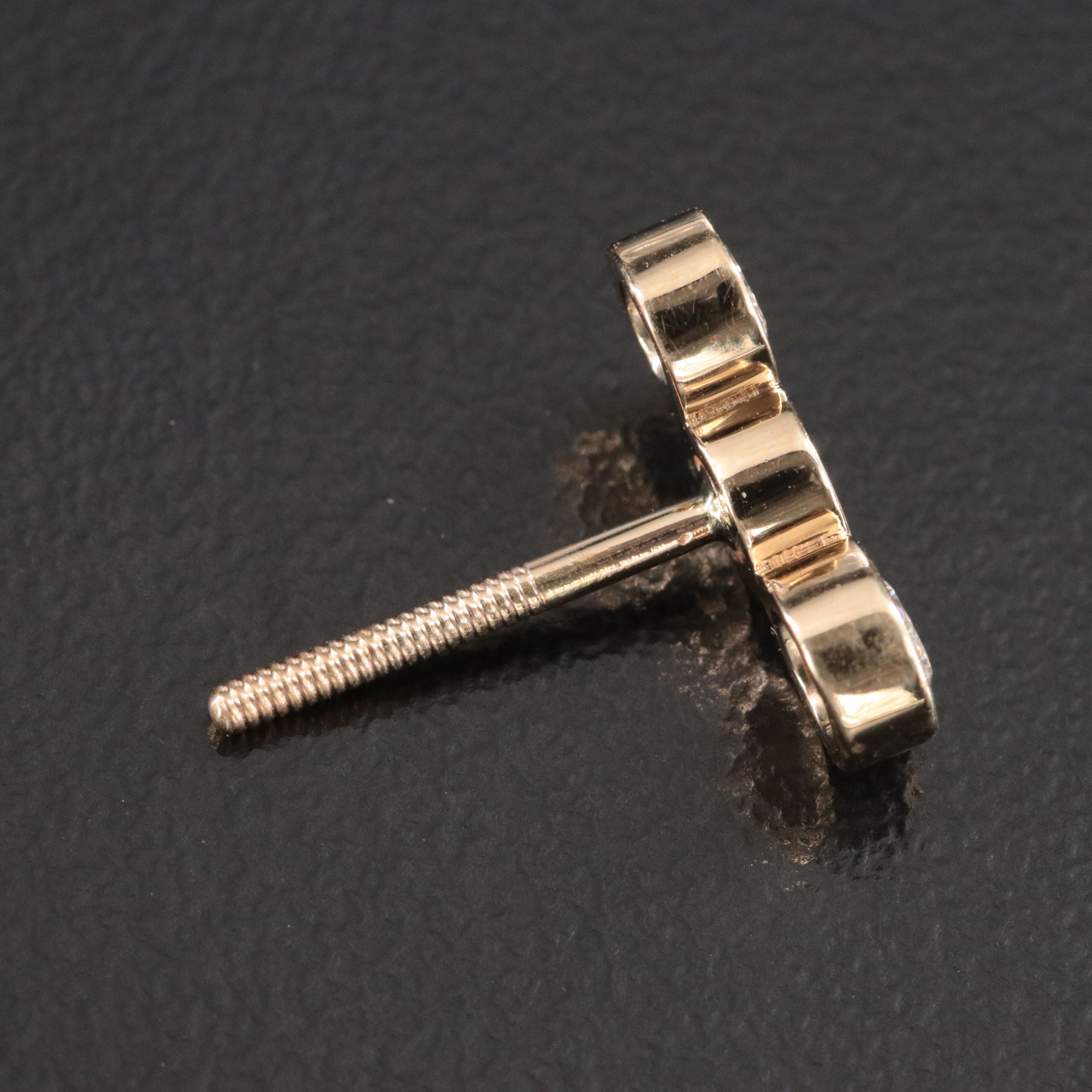 14K 0.75 CTW Lab Grown Diamond Earrings