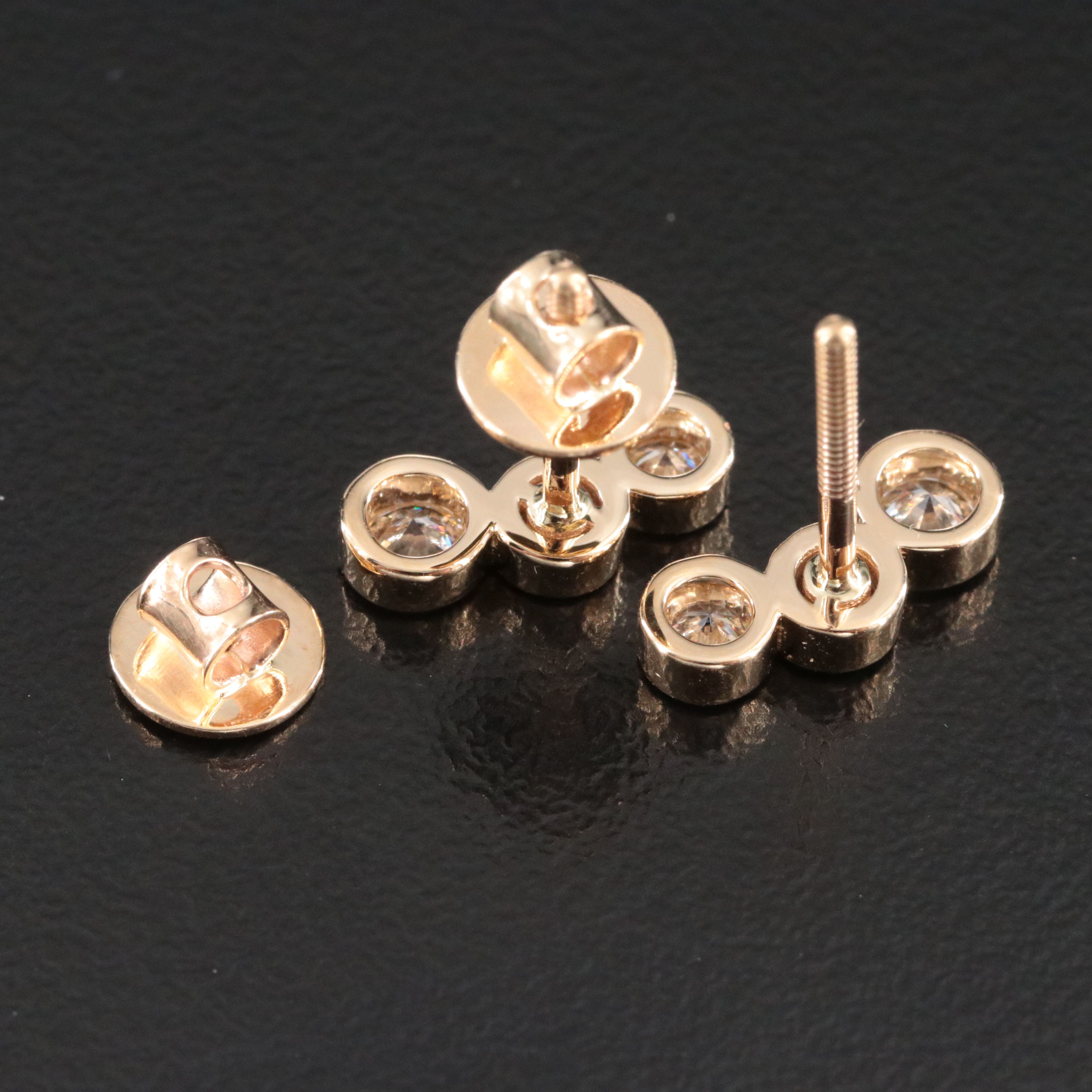 14K 0.75 CTW Lab Grown Diamond Earrings