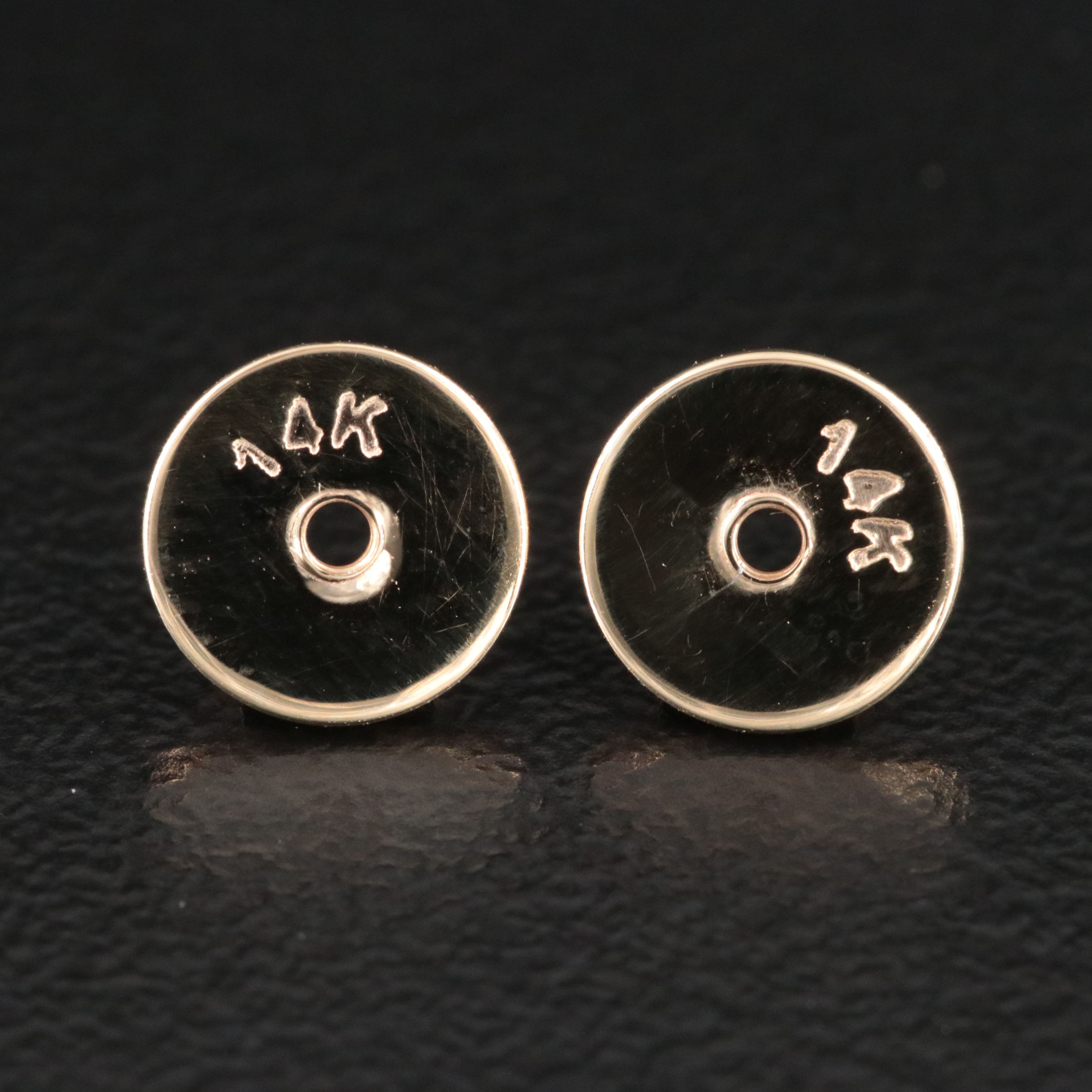 14K 0.75 CTW Lab Grown Diamond Earrings