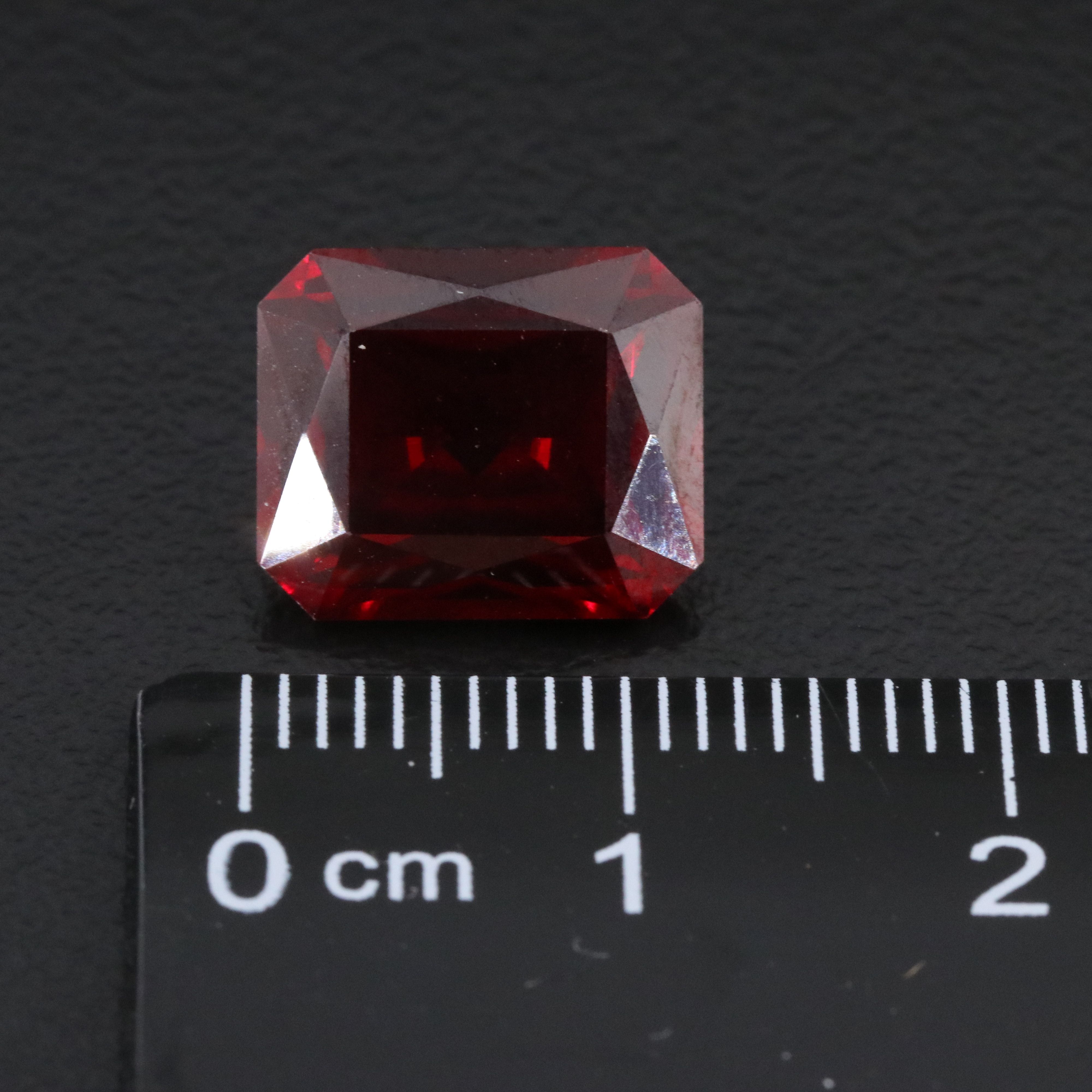 Loose 7.26 CT Lab Grown Ruby