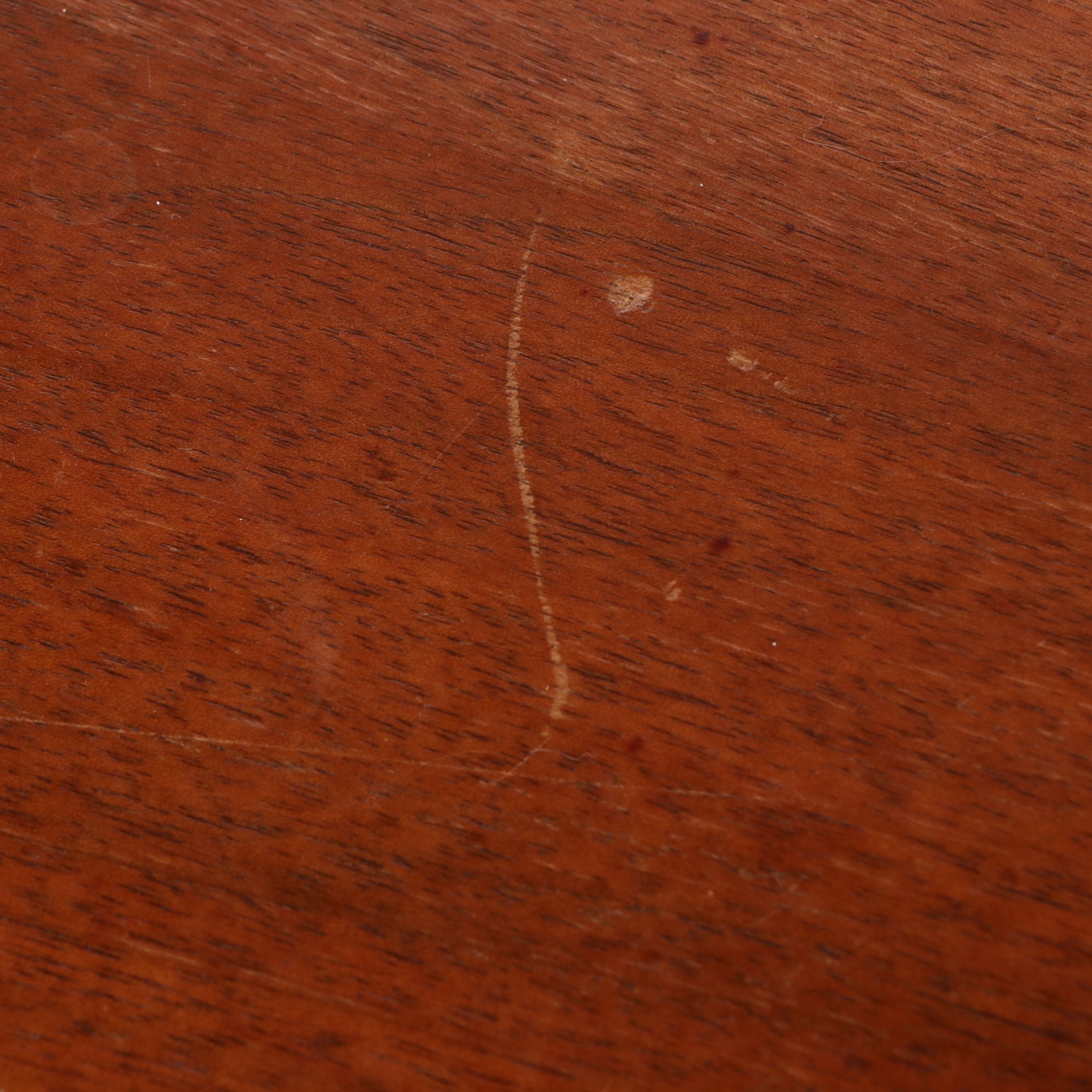 Jacobean Revival Carved Trestle Console Table, Mid-20th Century