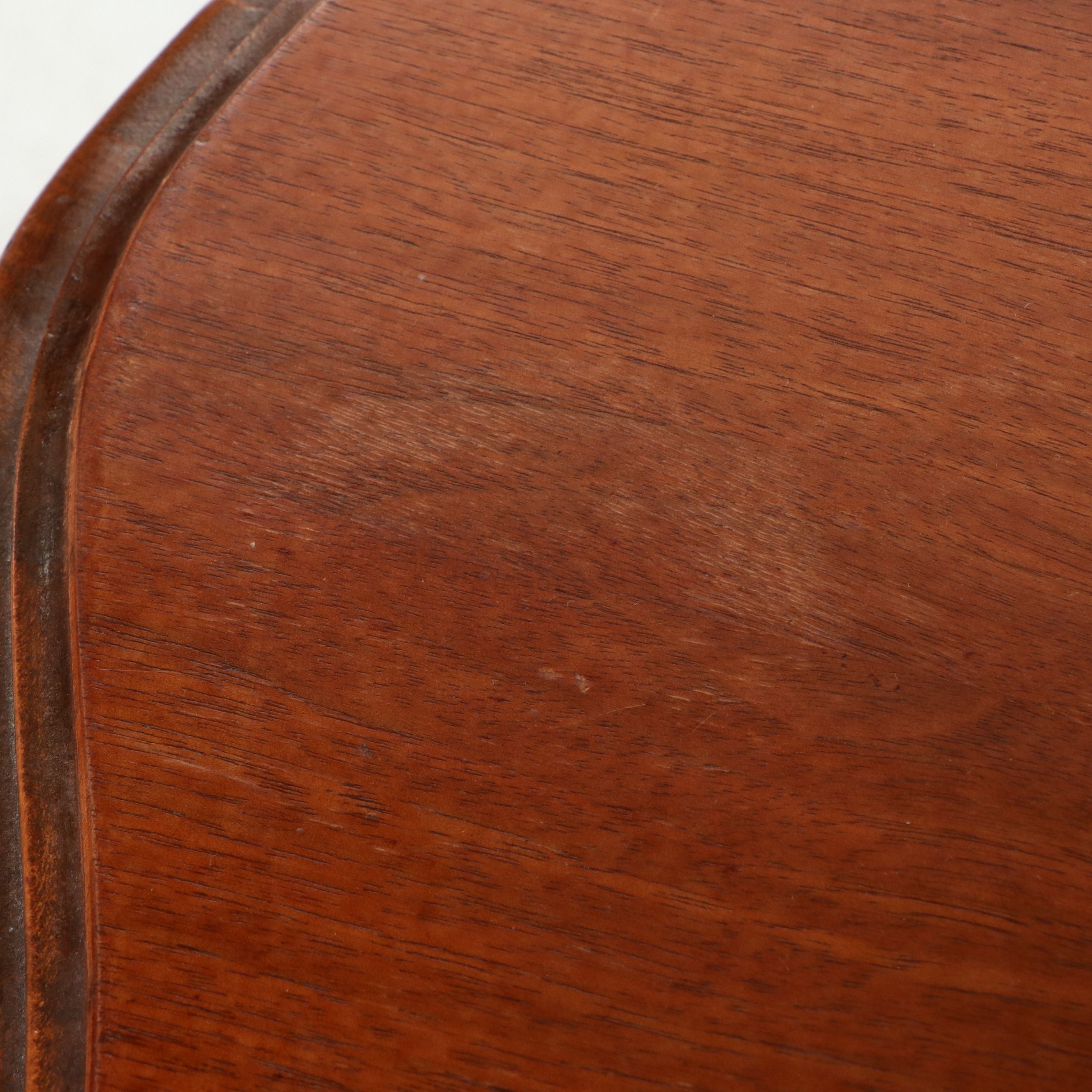 Jacobean Revival Carved Trestle Console Table, Mid-20th Century