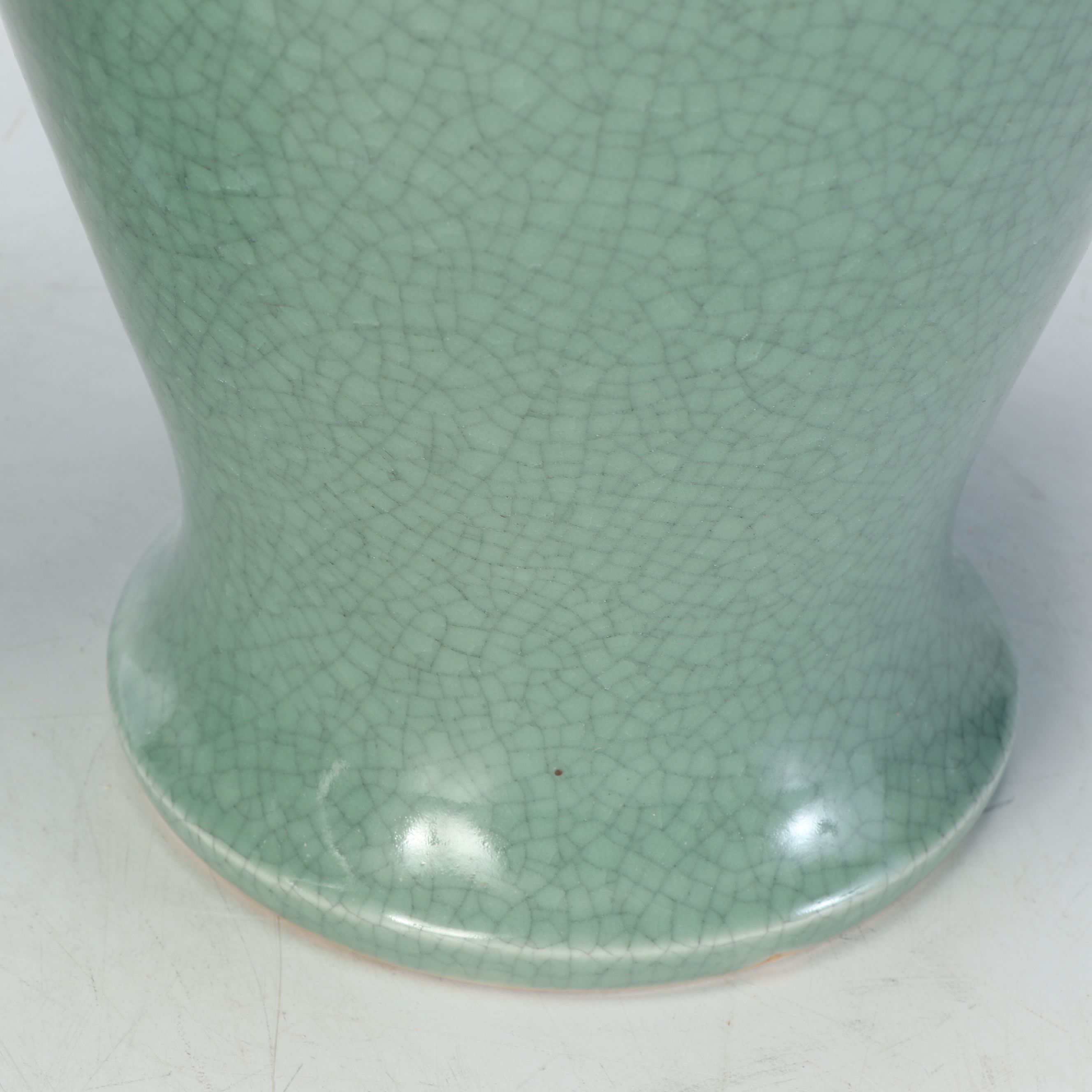 Korean Celadon Glazed Ceramic Vases