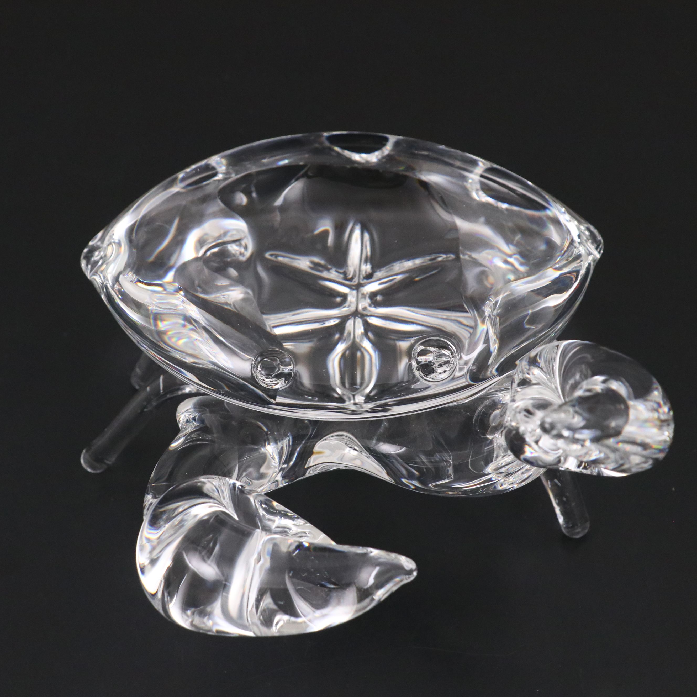 Steuben Art Glass "Crab" Figurine Designed by Taf Lebel Schaefer