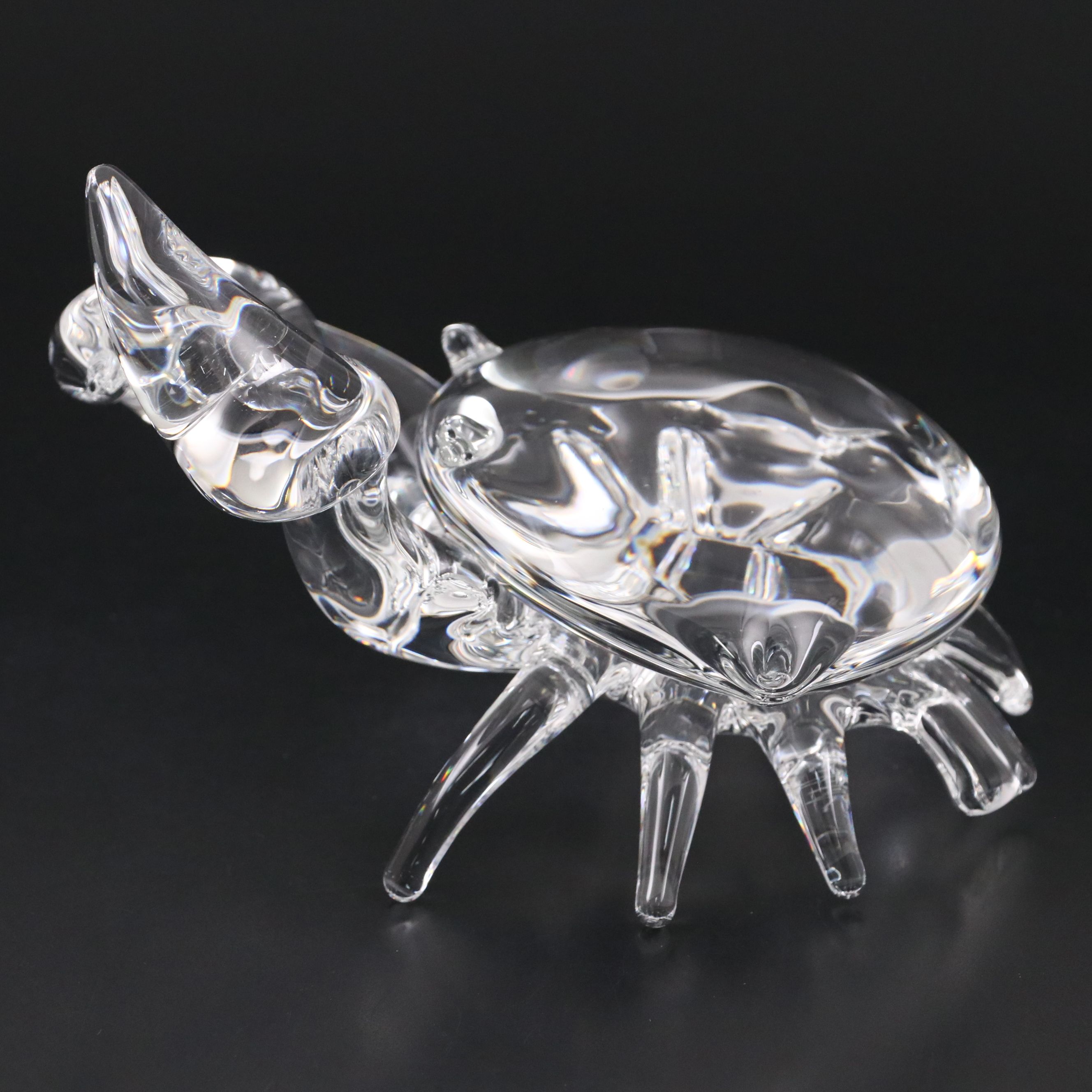 Steuben Art Glass "Crab" Figurine Designed by Taf Lebel Schaefer