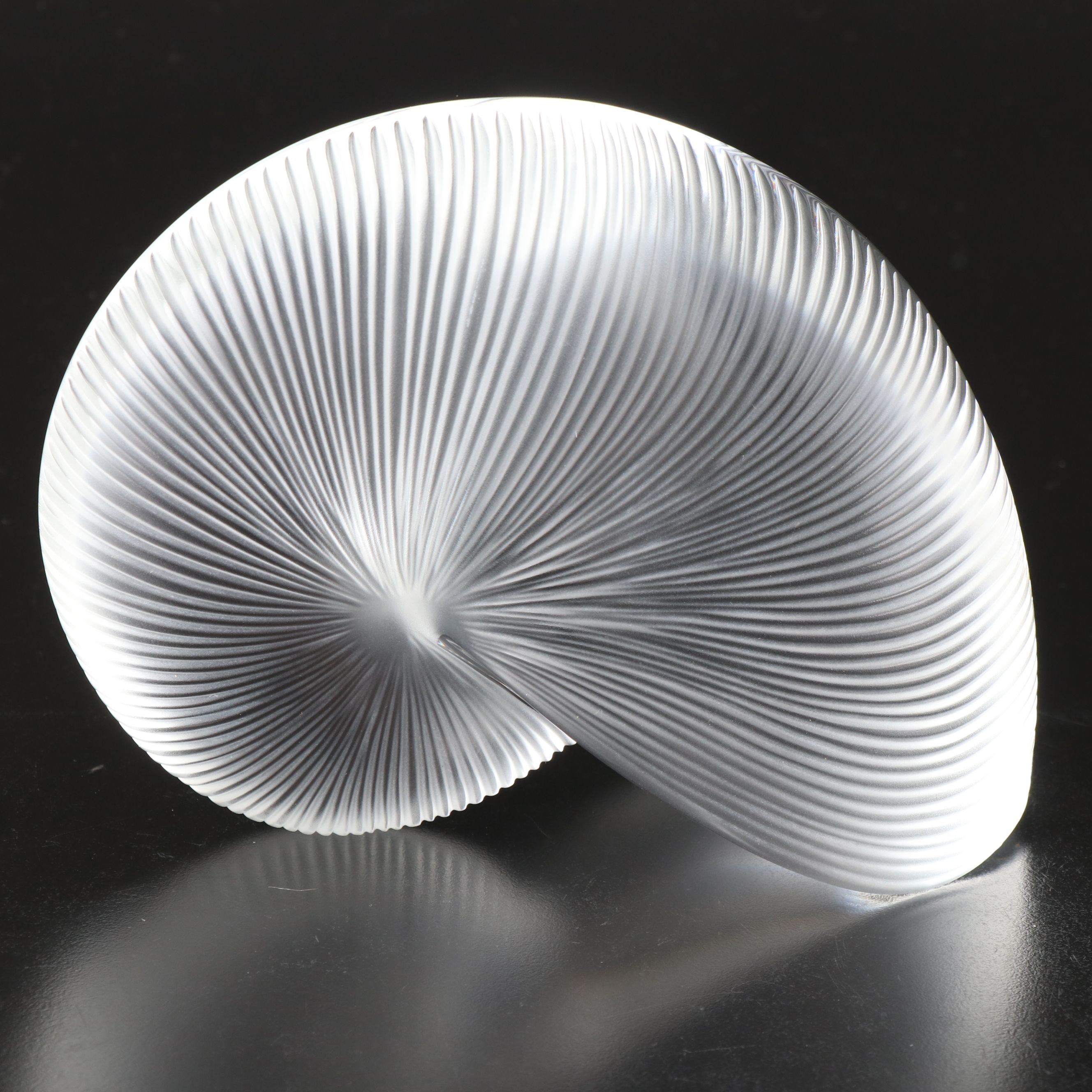 Baccarat "Nautilus Shell" Crystal Figurine