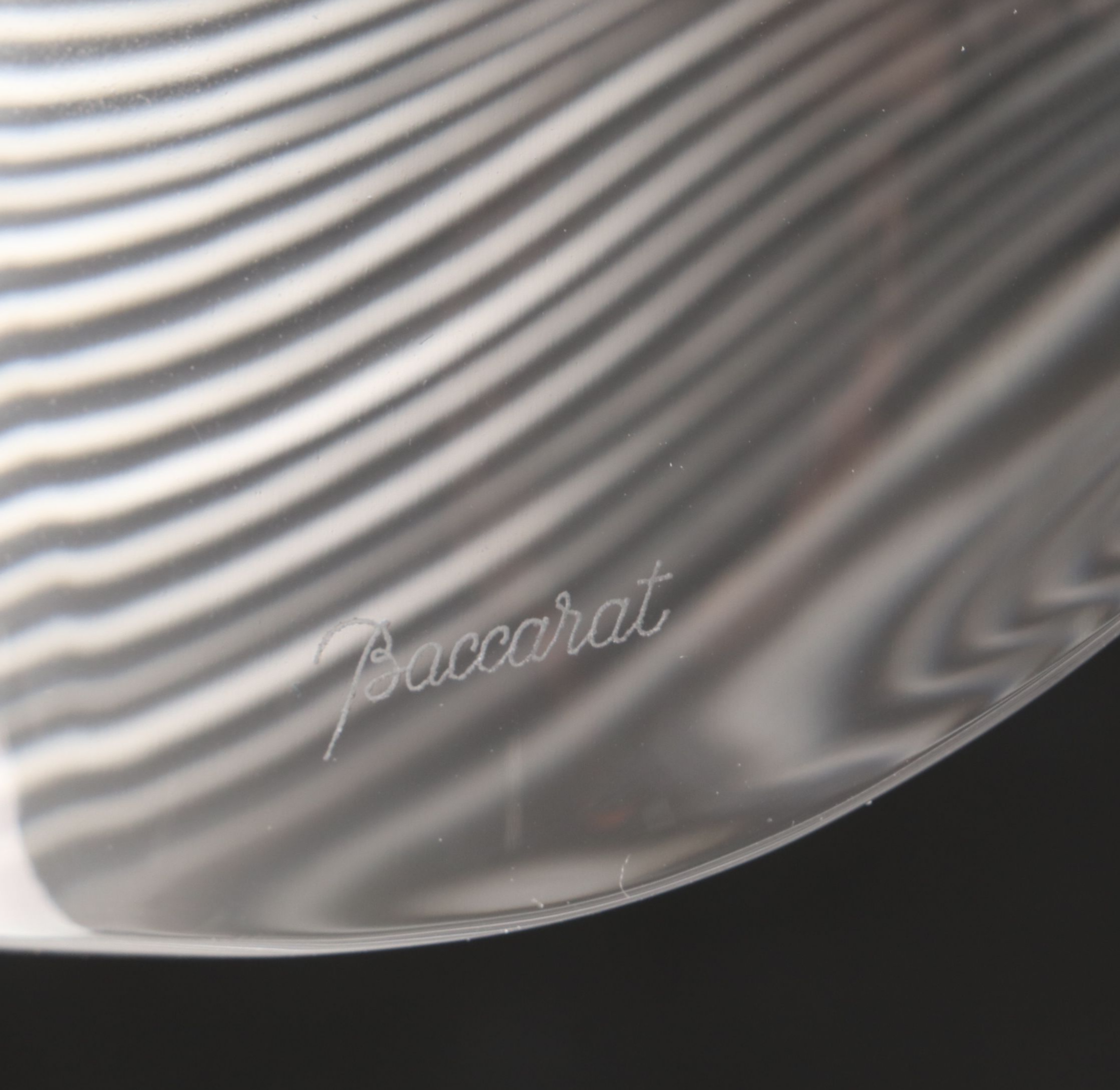 Baccarat "Nautilus Shell" Crystal Figurine