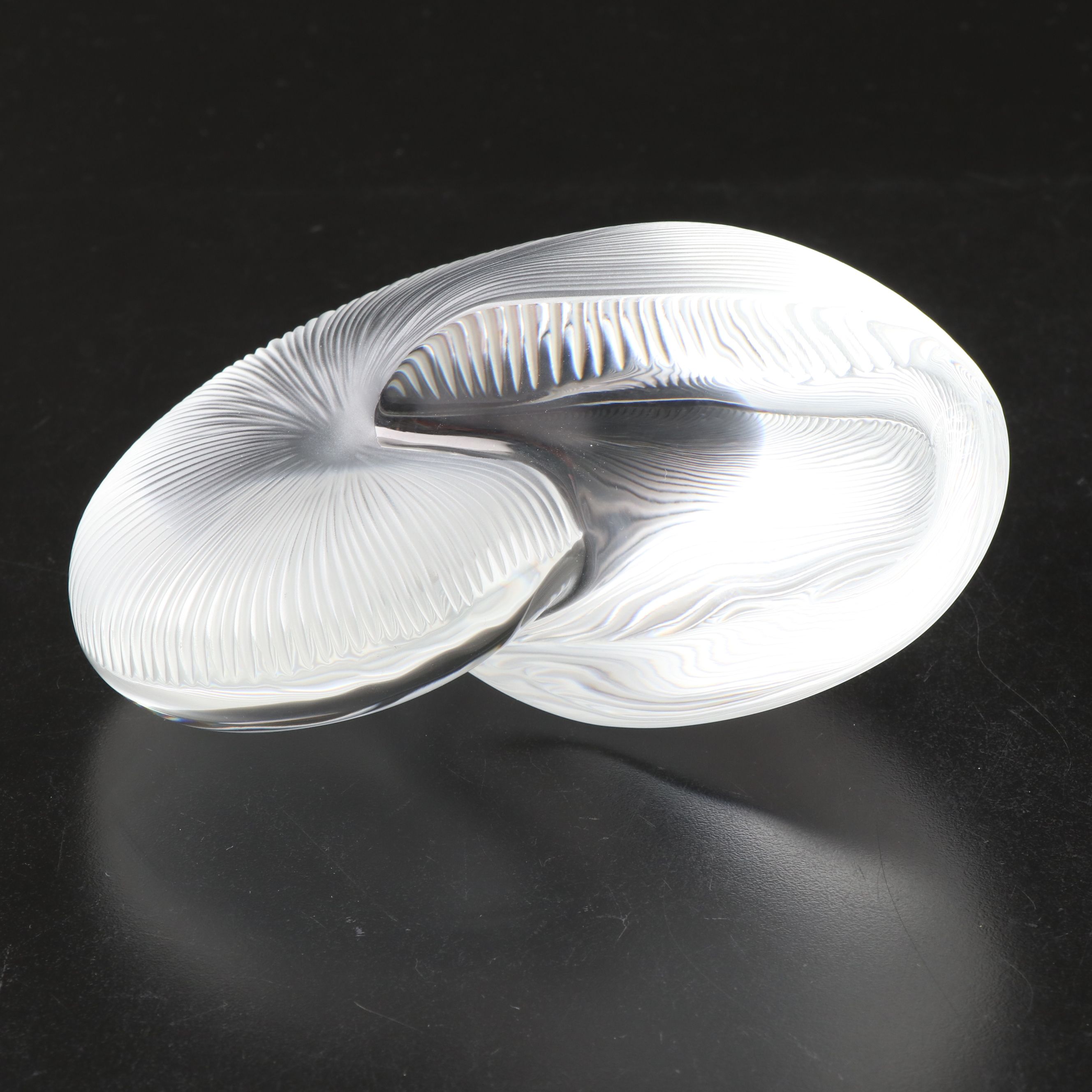 Baccarat "Nautilus Shell" Crystal Figurine