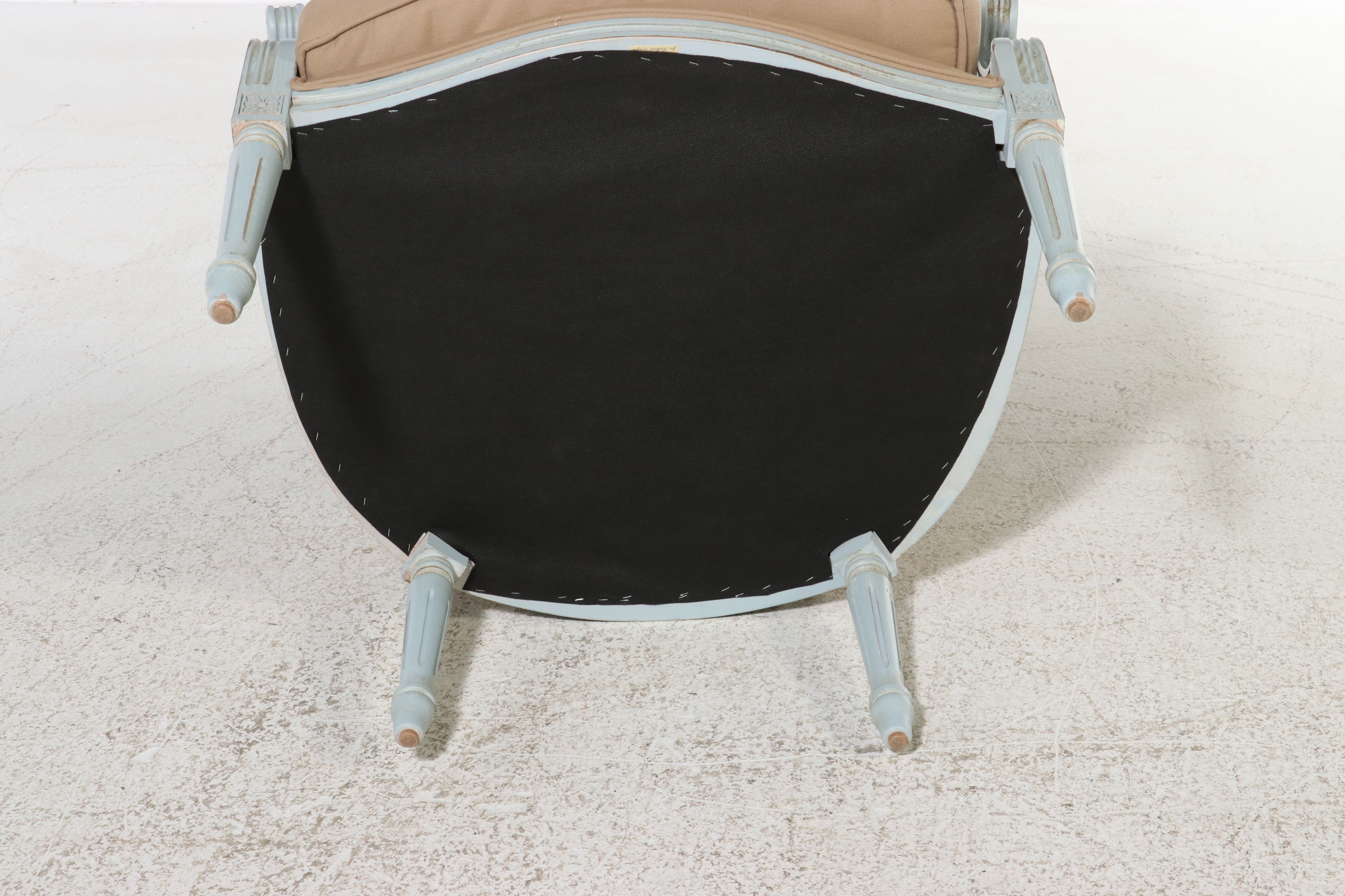 Pair of Ballard Designs "Olivia" Louis XV Style Bergère Chairs, 2018