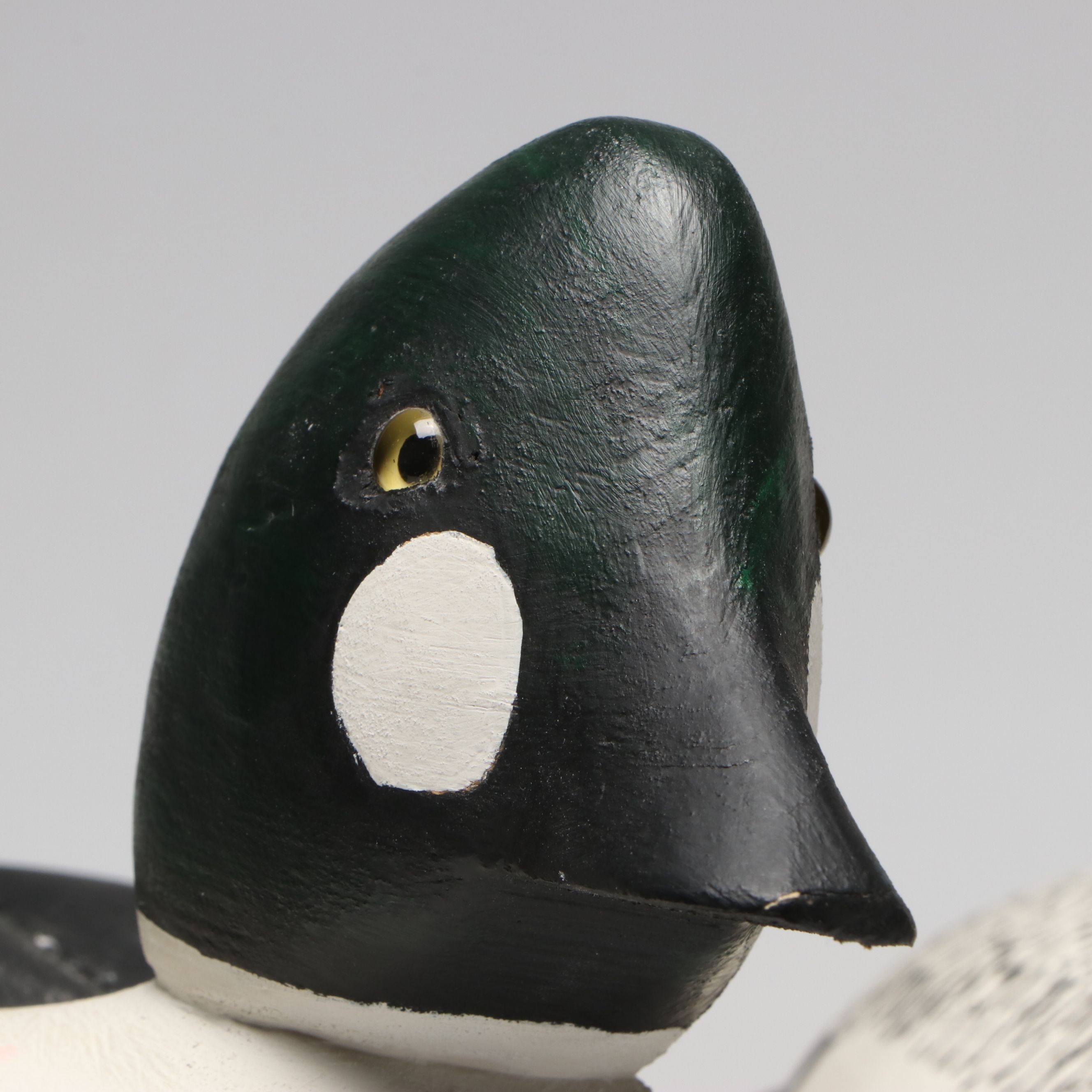 John Bourbon Gunning Decoys Hand-Painted Wooden Duck Decoys, 2010s