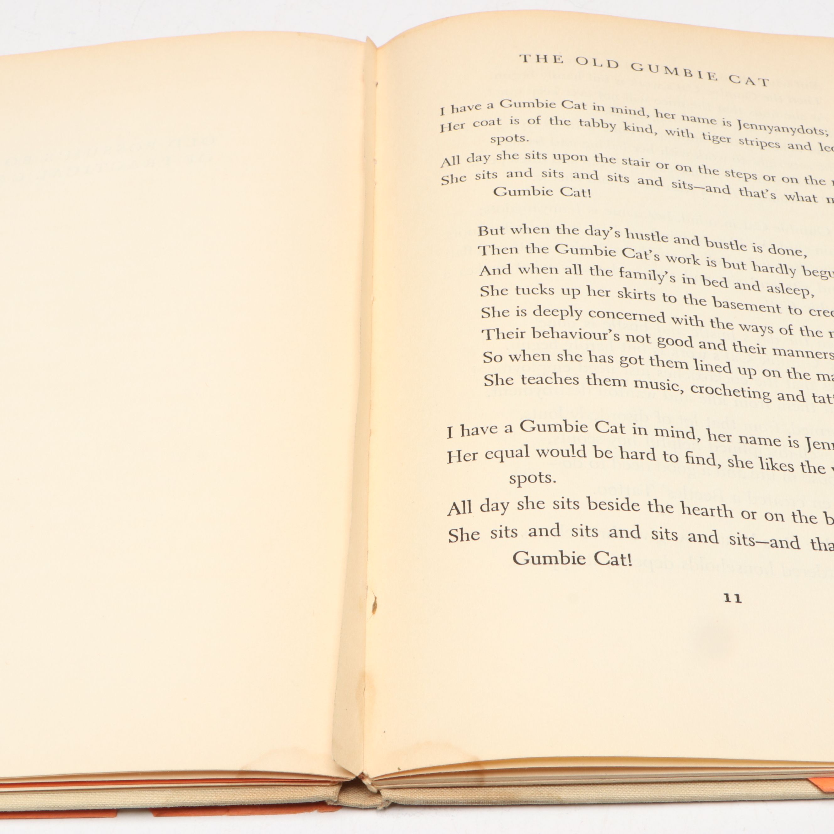 "Old Possum's Book of Practical Cats" by T. S. Eliot, 1939