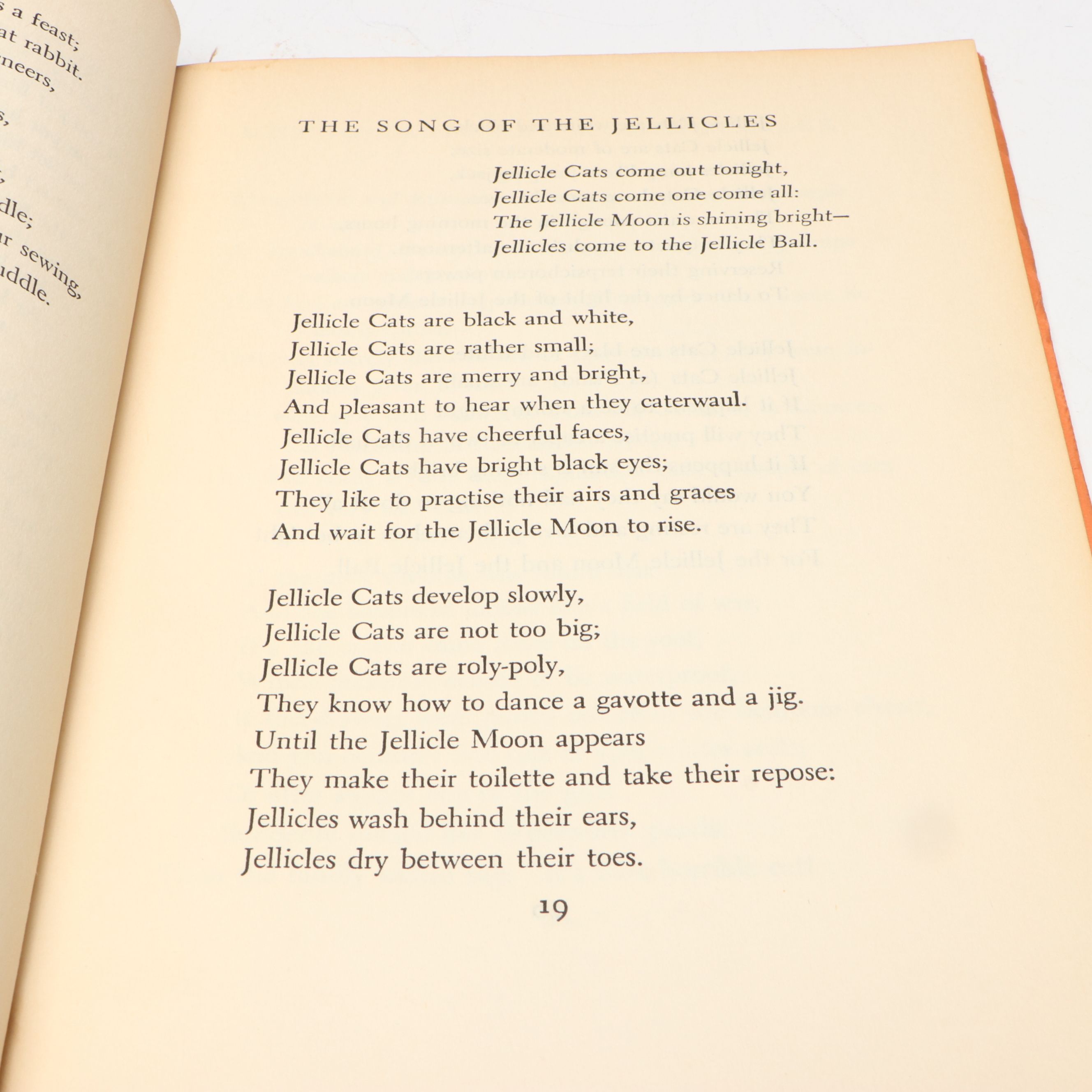 "Old Possum's Book of Practical Cats" by T. S. Eliot, 1939