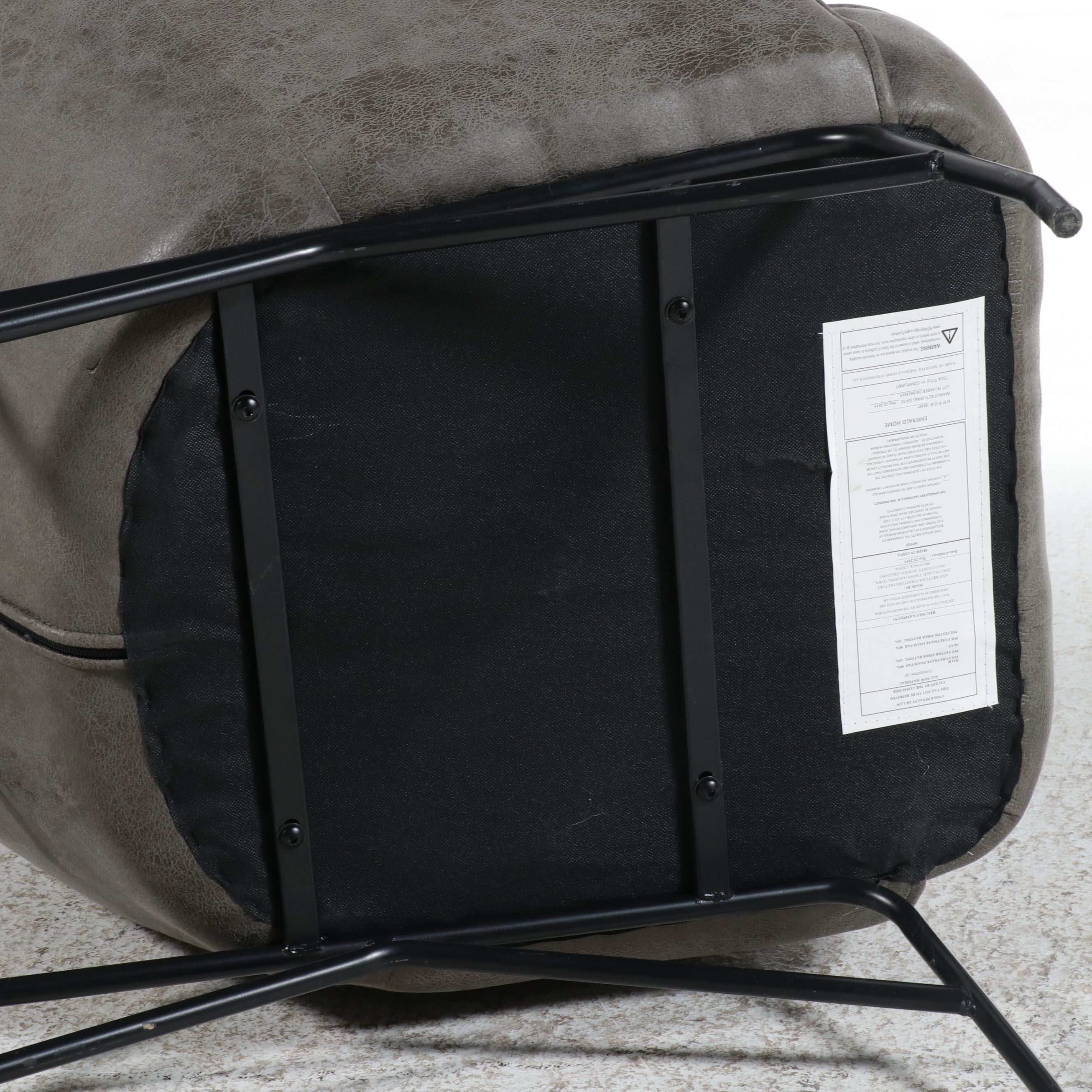 Pair of Emerald Home Furnishings "Franky" Wingback Accent Chairs