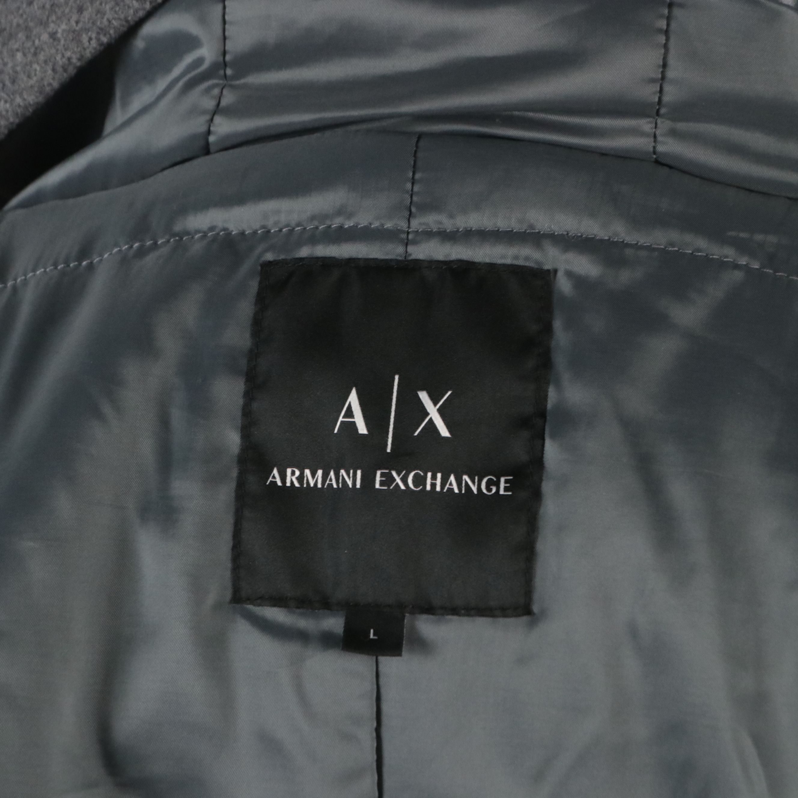 AX Armani Exchange Duffel Coat in Wool Blend