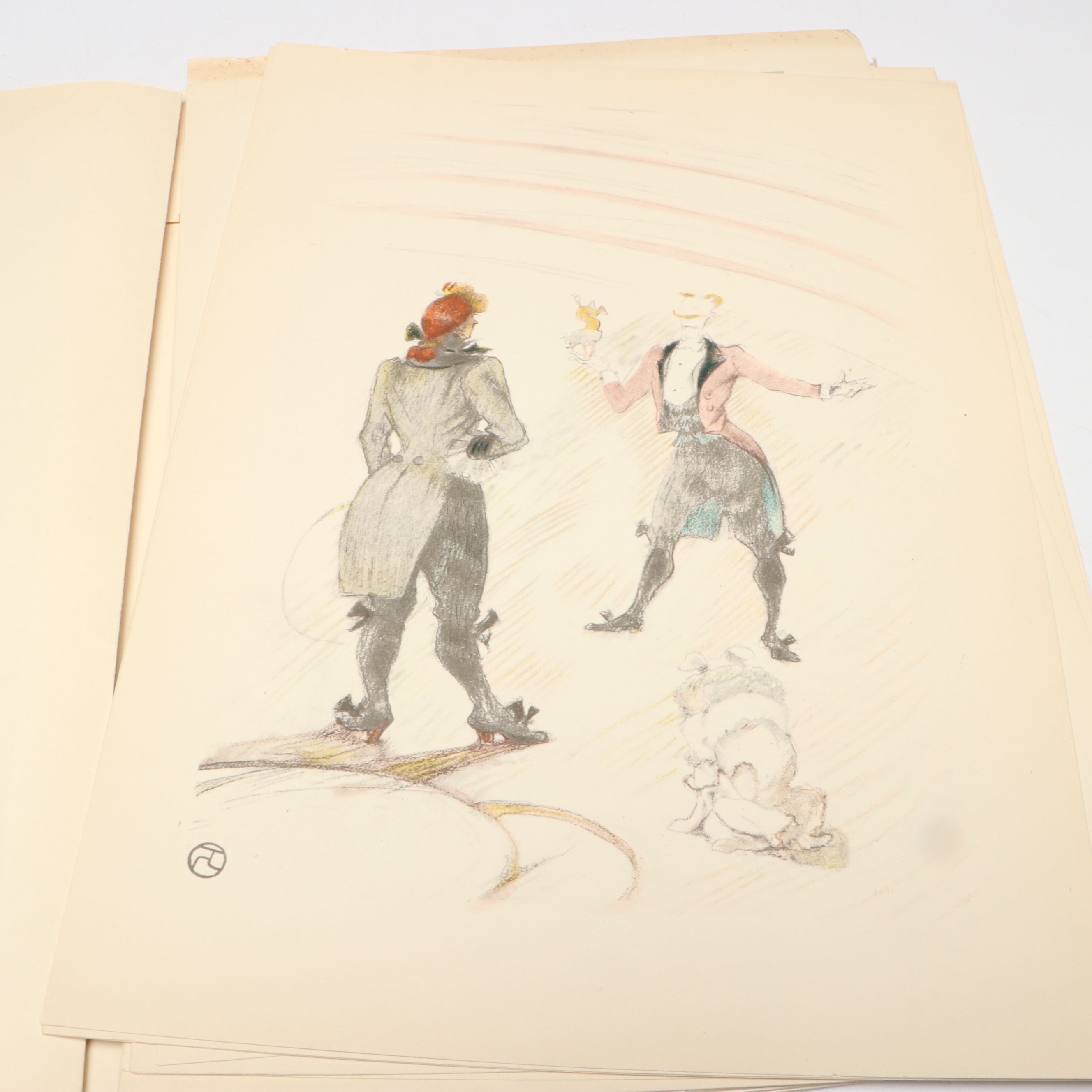 New Edition "Femmes de Lautrec" Art Folio by Irene Brin, 1954