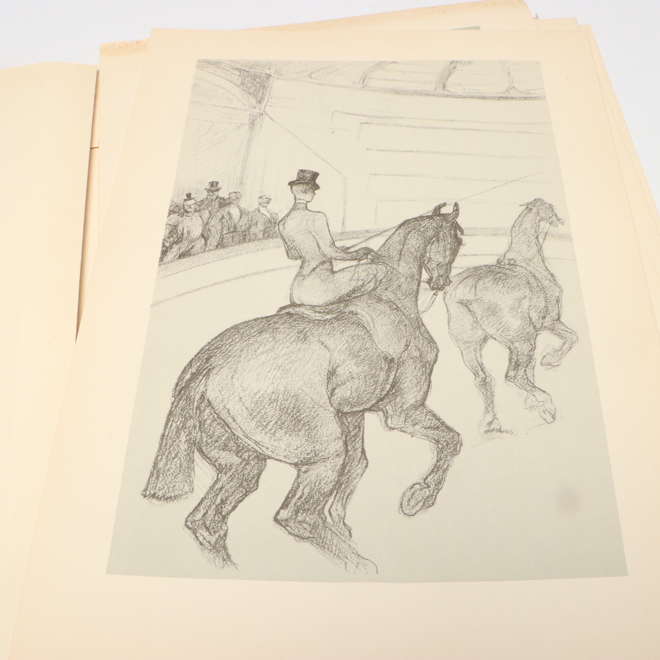 New Edition "Femmes de Lautrec" Art Folio by Irene Brin, 1954