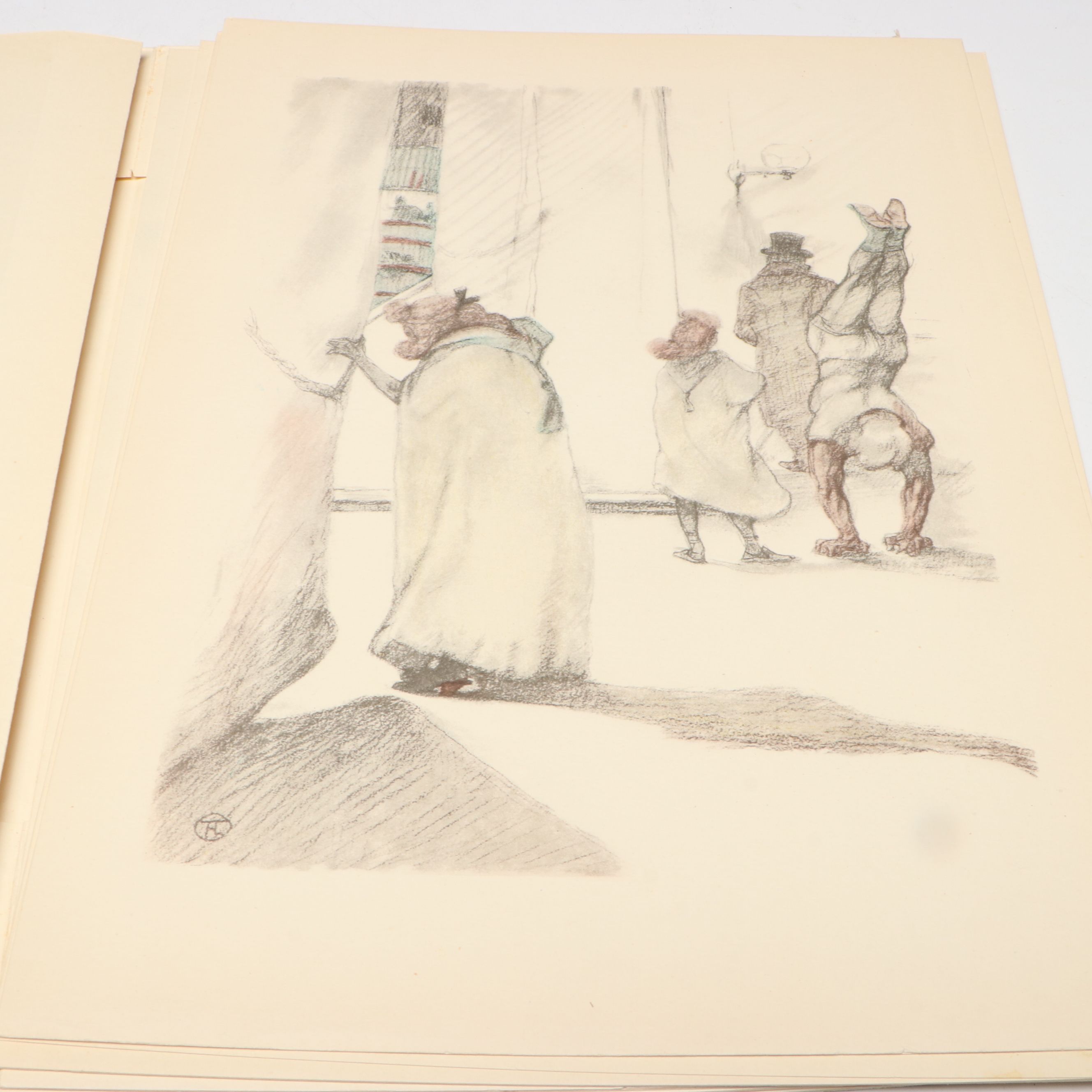 New Edition "Femmes de Lautrec" Art Folio by Irene Brin, 1954