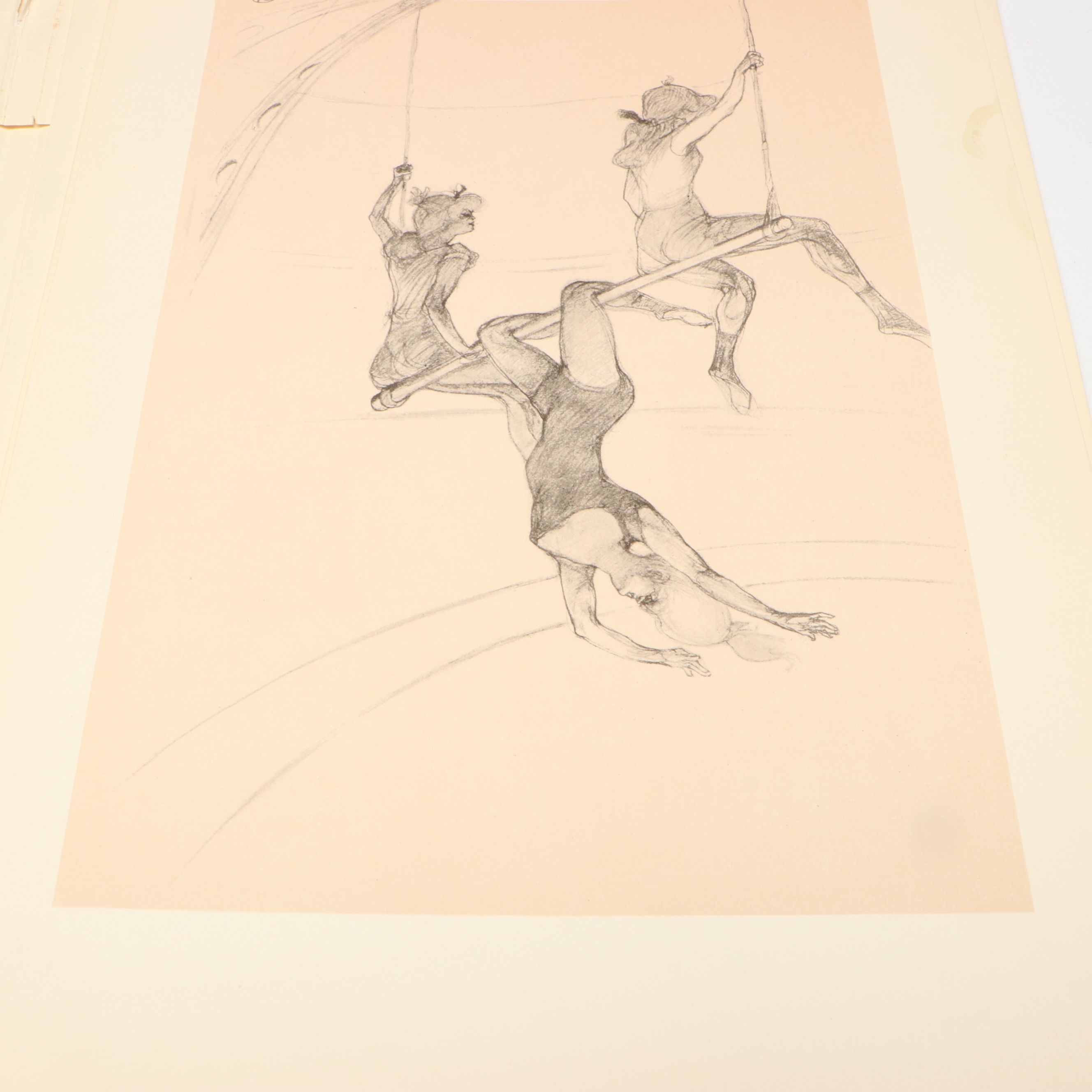 New Edition "Femmes de Lautrec" Art Folio by Irene Brin, 1954