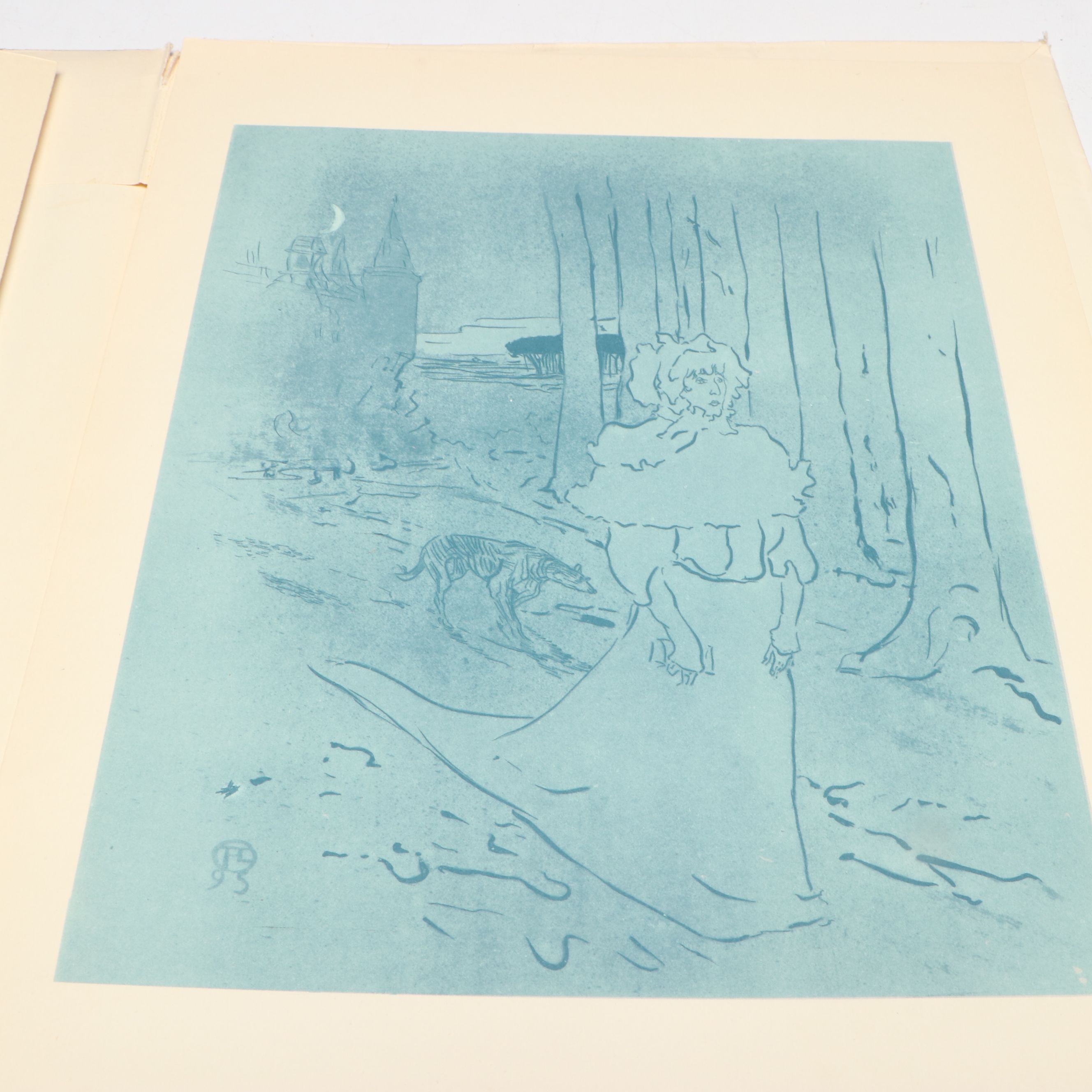 New Edition "Femmes de Lautrec" Art Folio by Irene Brin, 1954