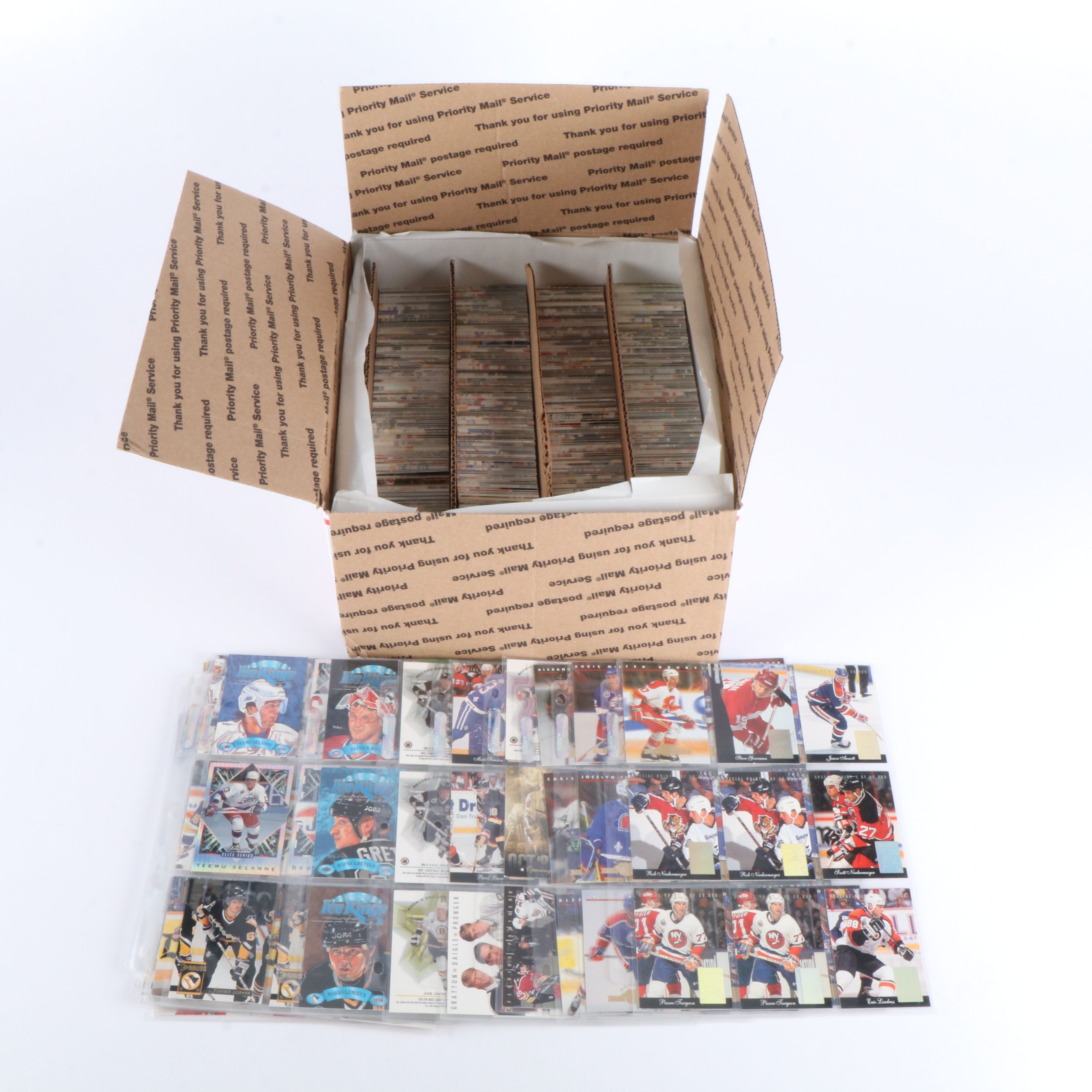 1994 Donruss Hockey Cards Featuring Wayne Gretzky, Mark Messier, and More