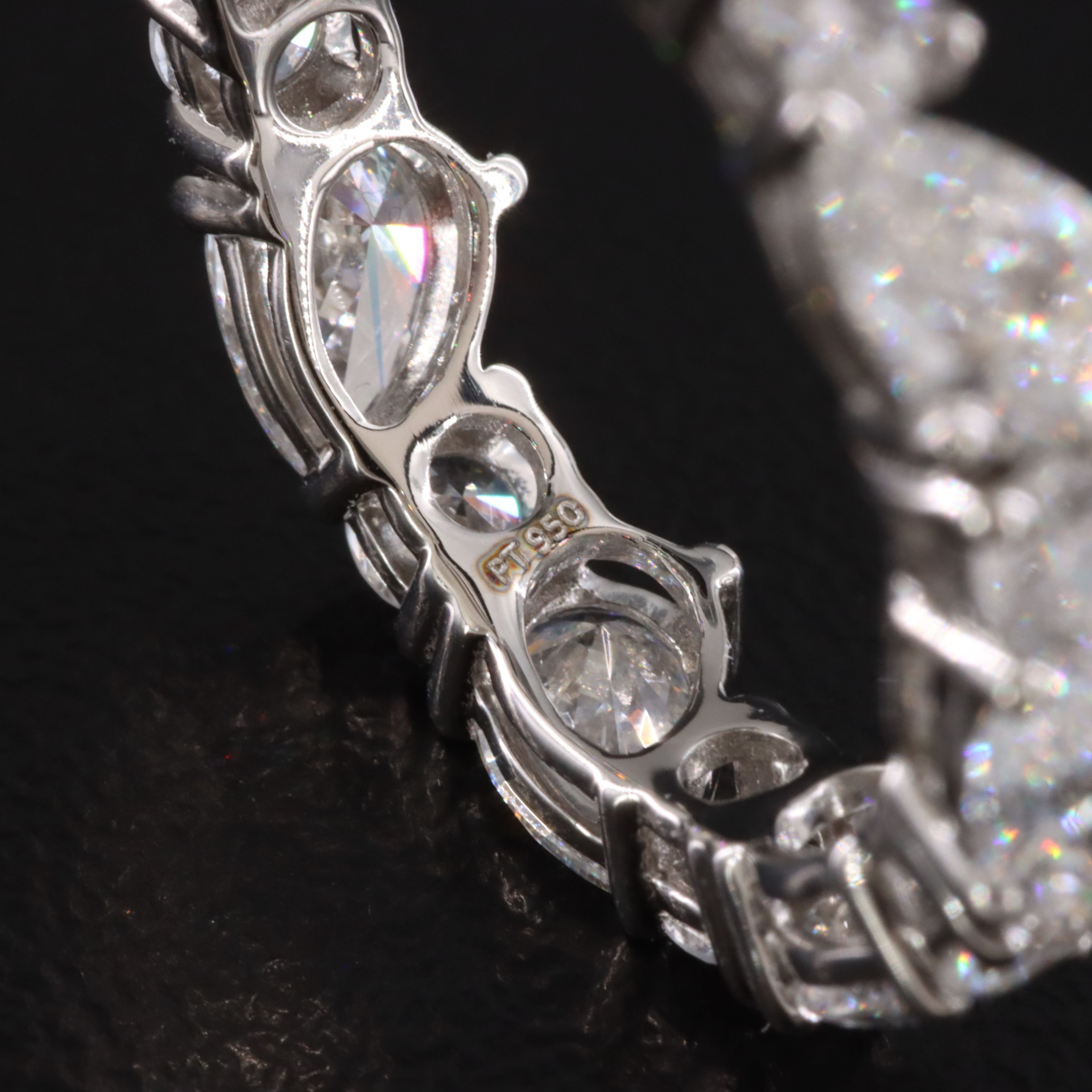 Platinum 3.35 CTW Lab Grown Diamond Eternity Band