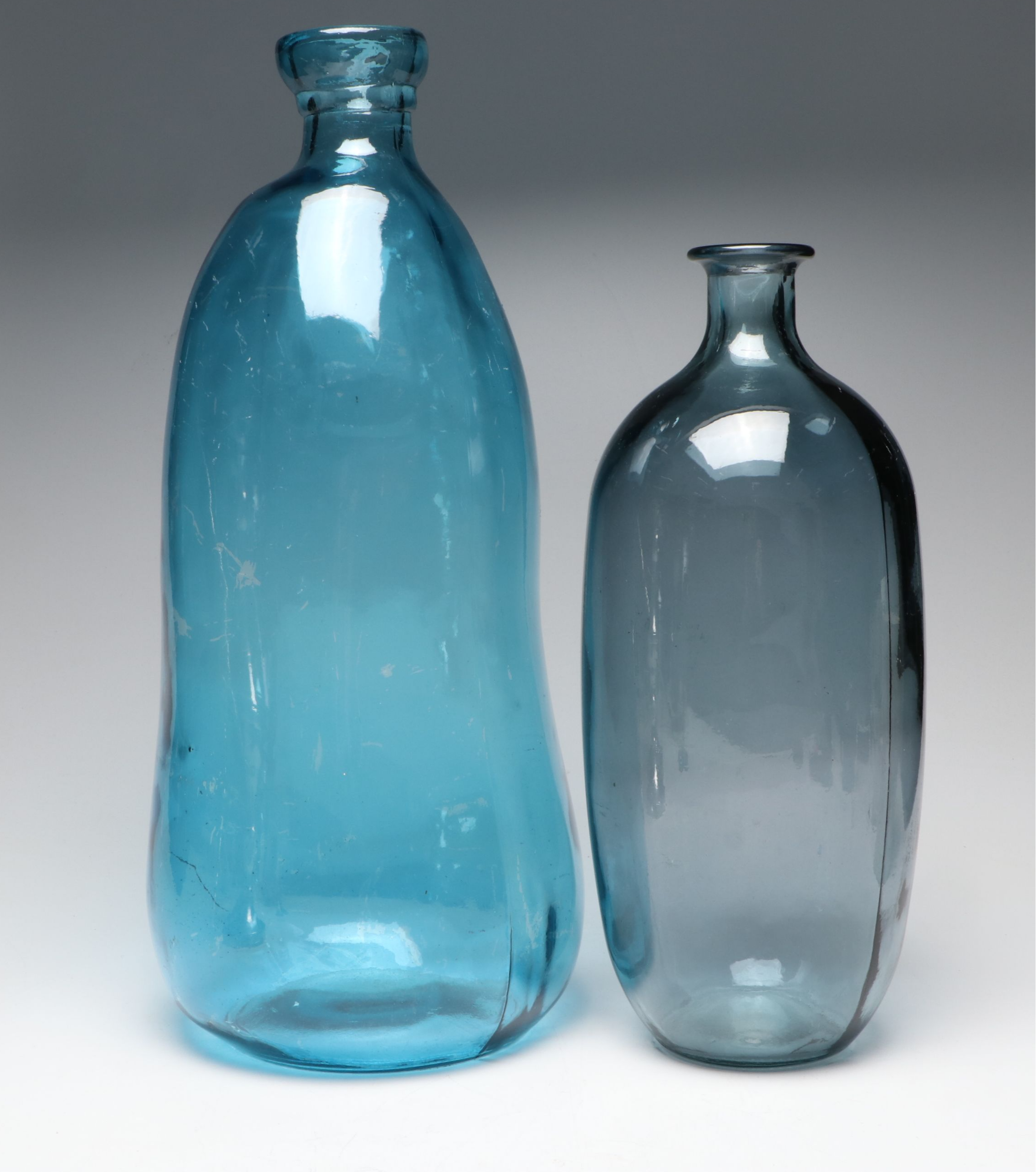 Glass Jug Vases with Ceramic Jars and Metal Candle Holders