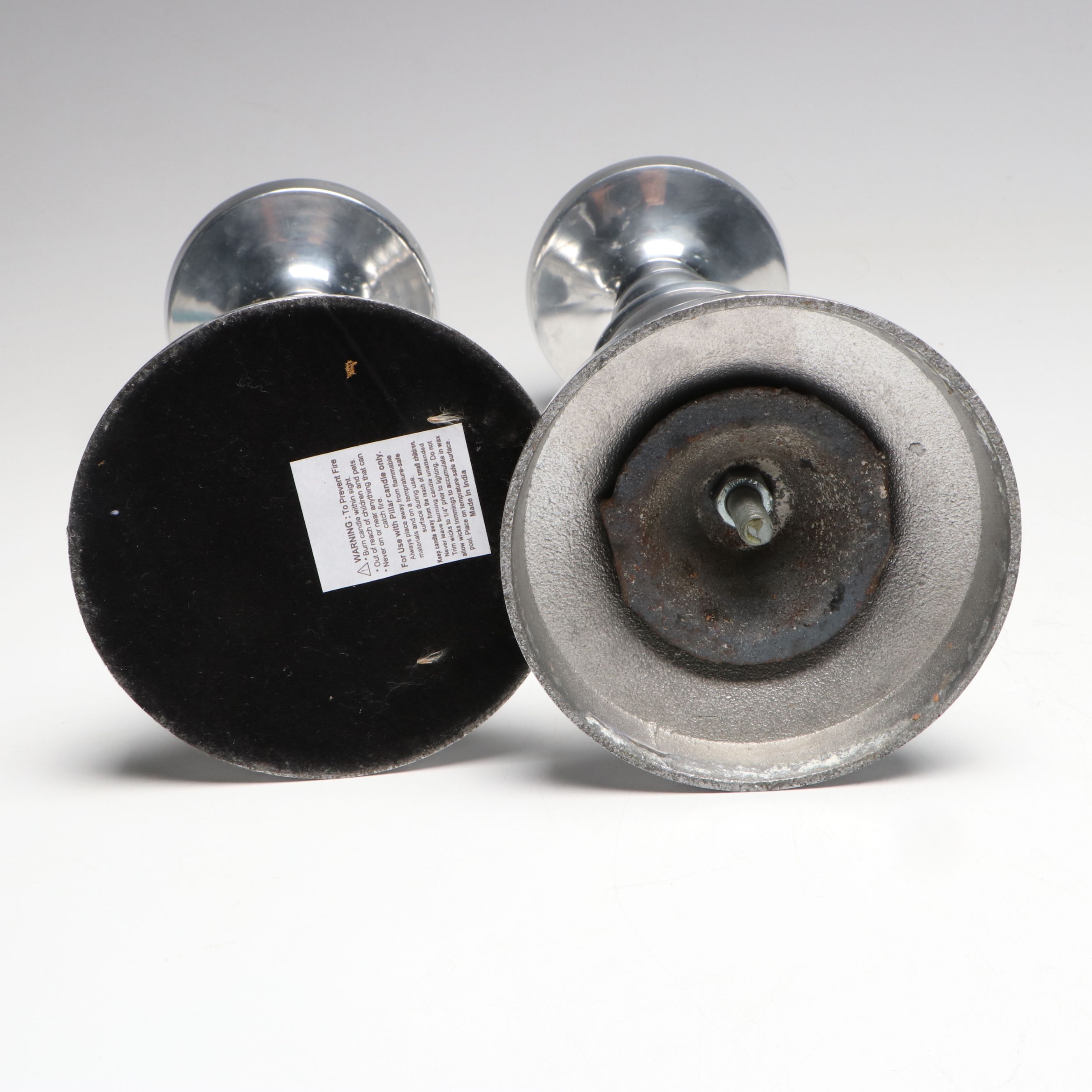 Glass Jug Vases with Ceramic Jars and Metal Candle Holders