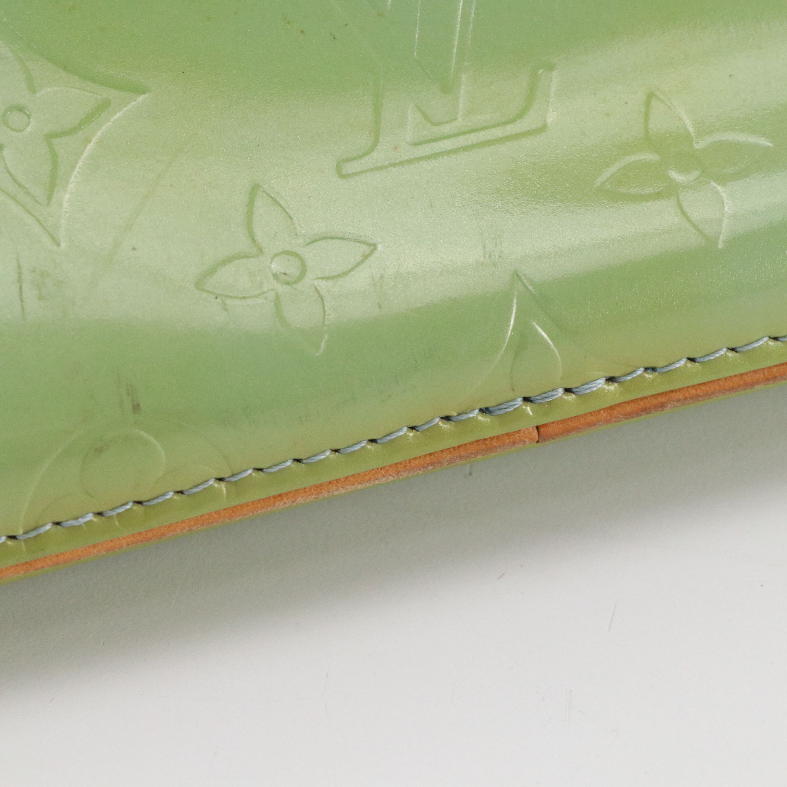 Louis Vuitton Houston Zip Tote Bag in Green Monogram Vernis and Leather