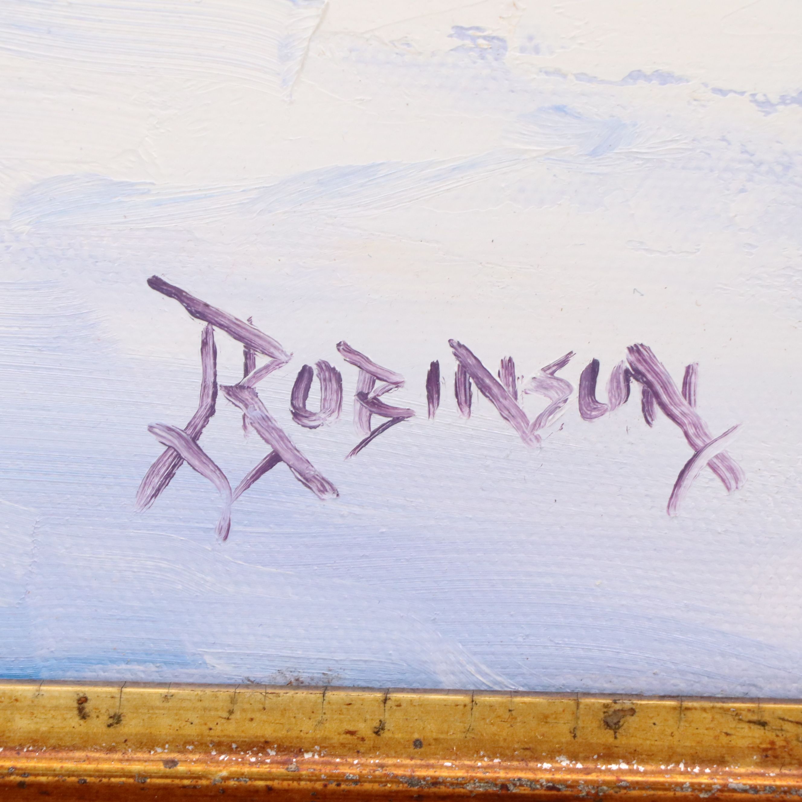 Jenny Robinson Oil Painting "Snowscrapers"