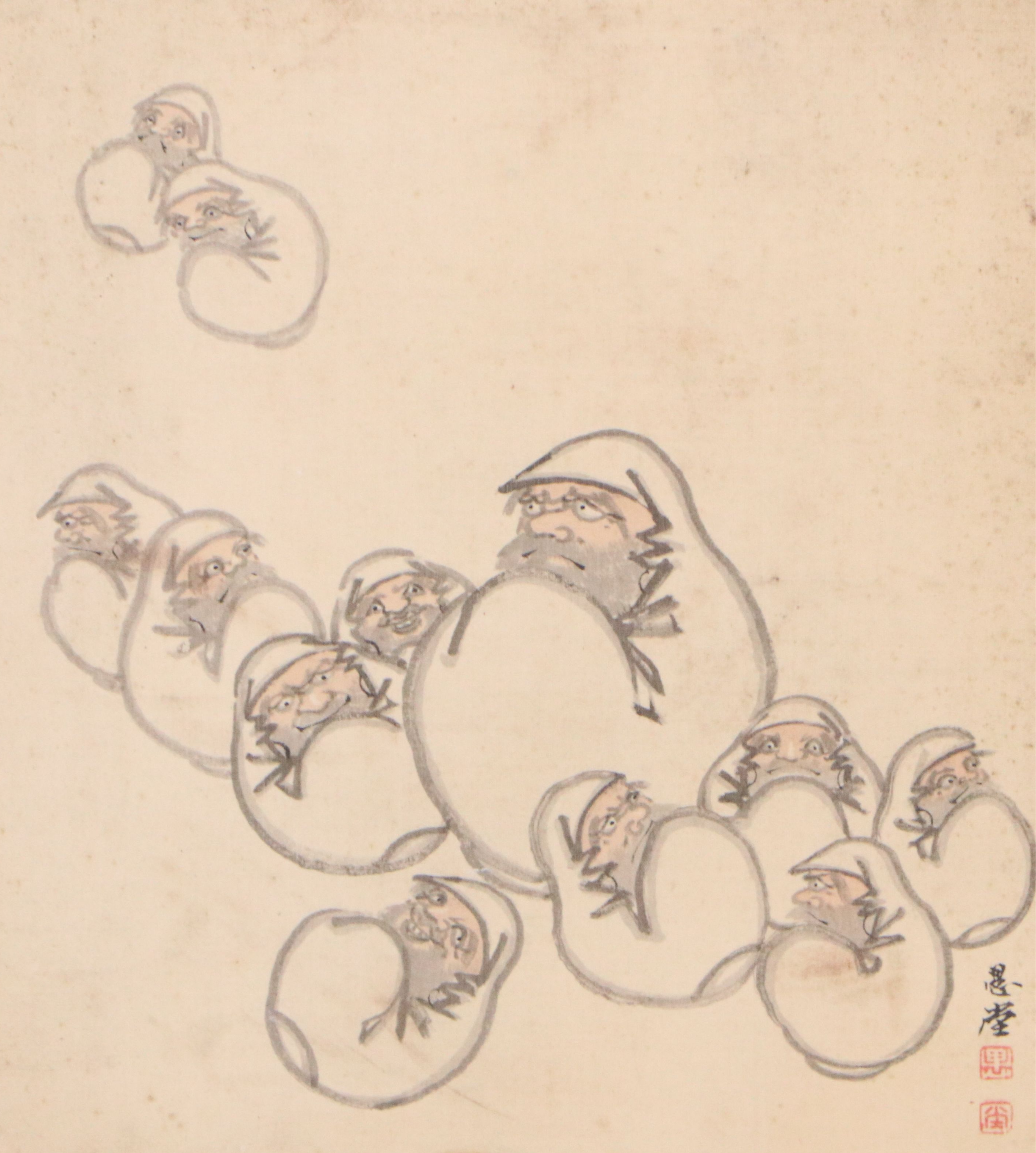 Collection of Japanese School Gouache and Watercolor Paintings, 20th to 21st C.