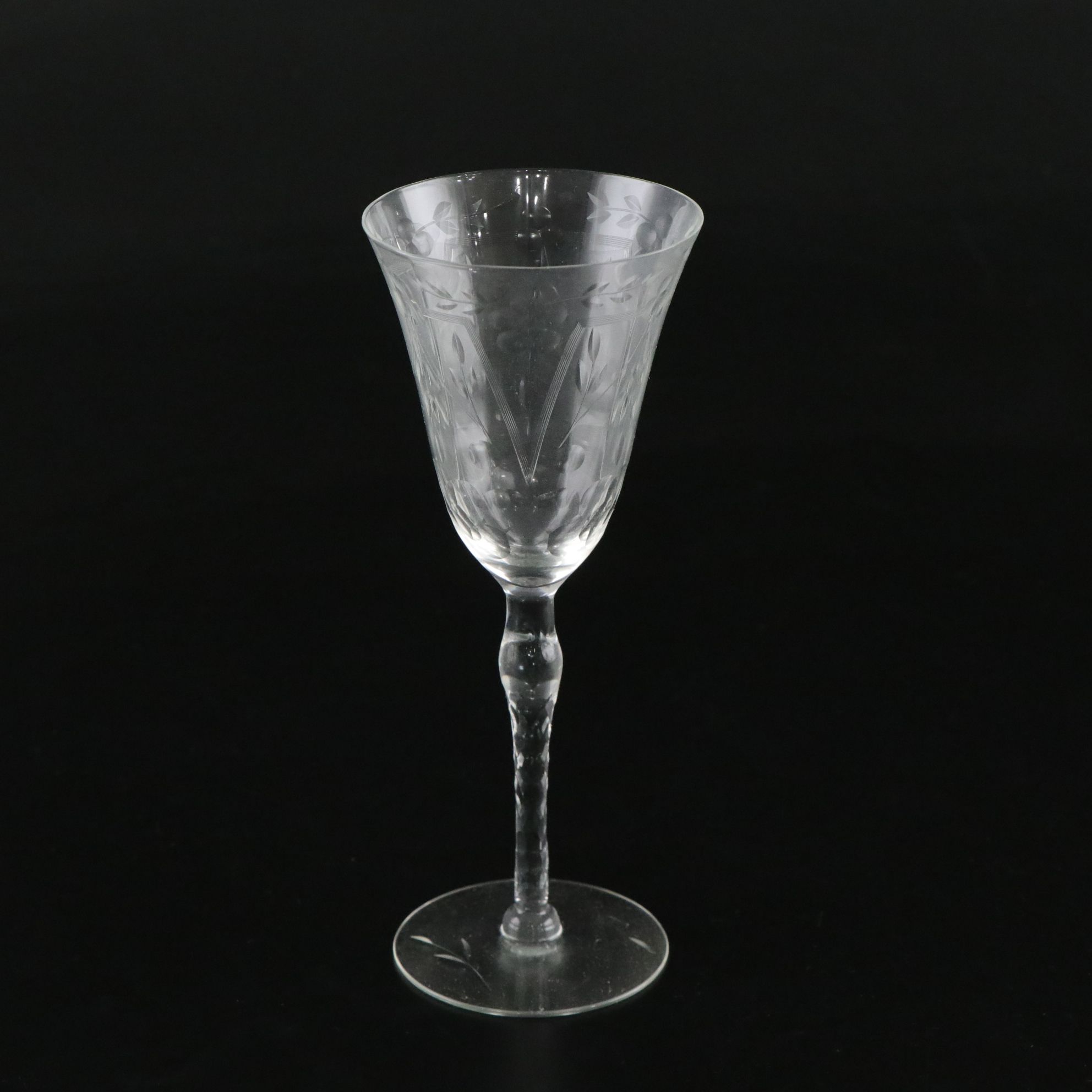 Optic Crystal Cordial, Wine, Juice and Champagne Glass Collection