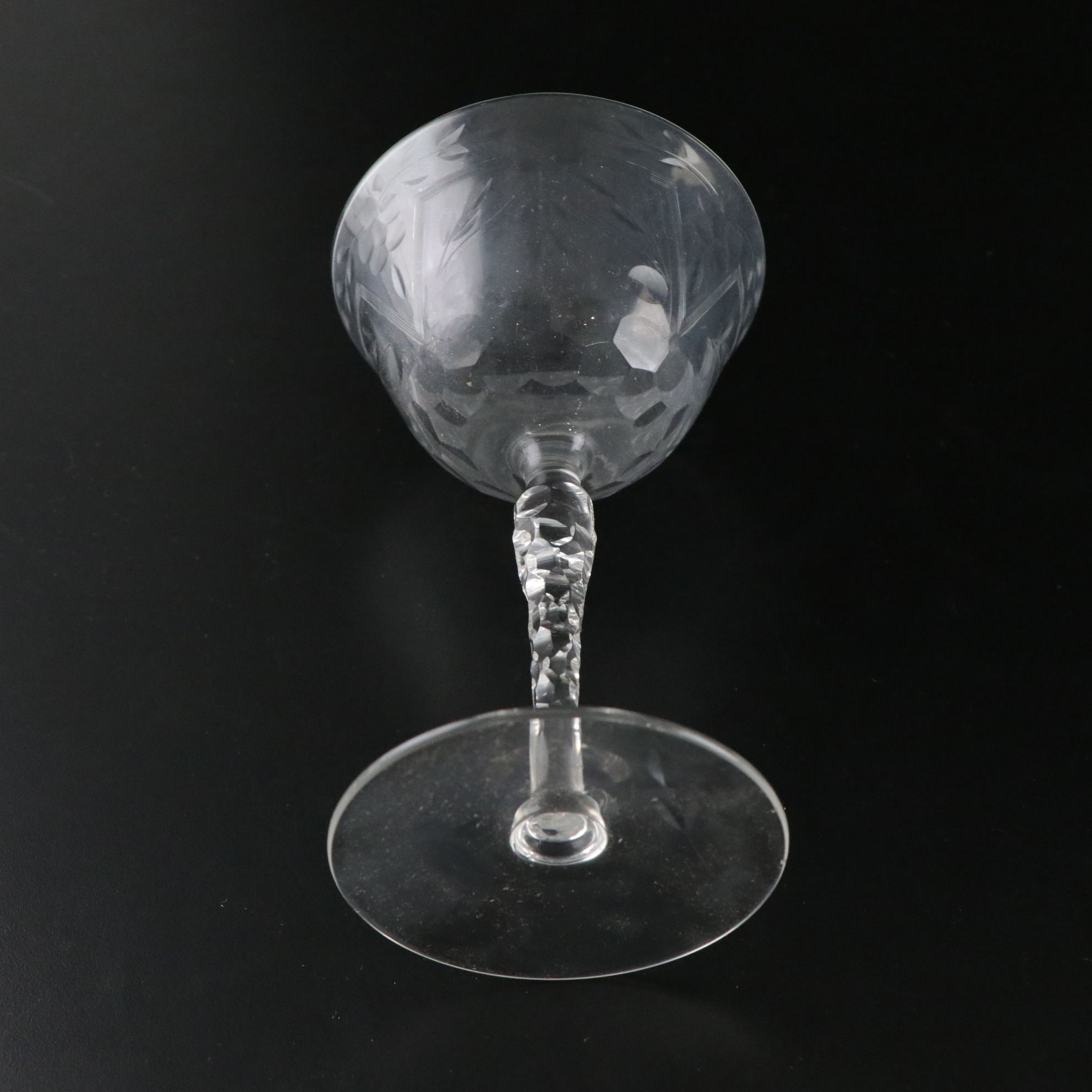 Optic Crystal Cordial, Wine, Juice and Champagne Glass Collection