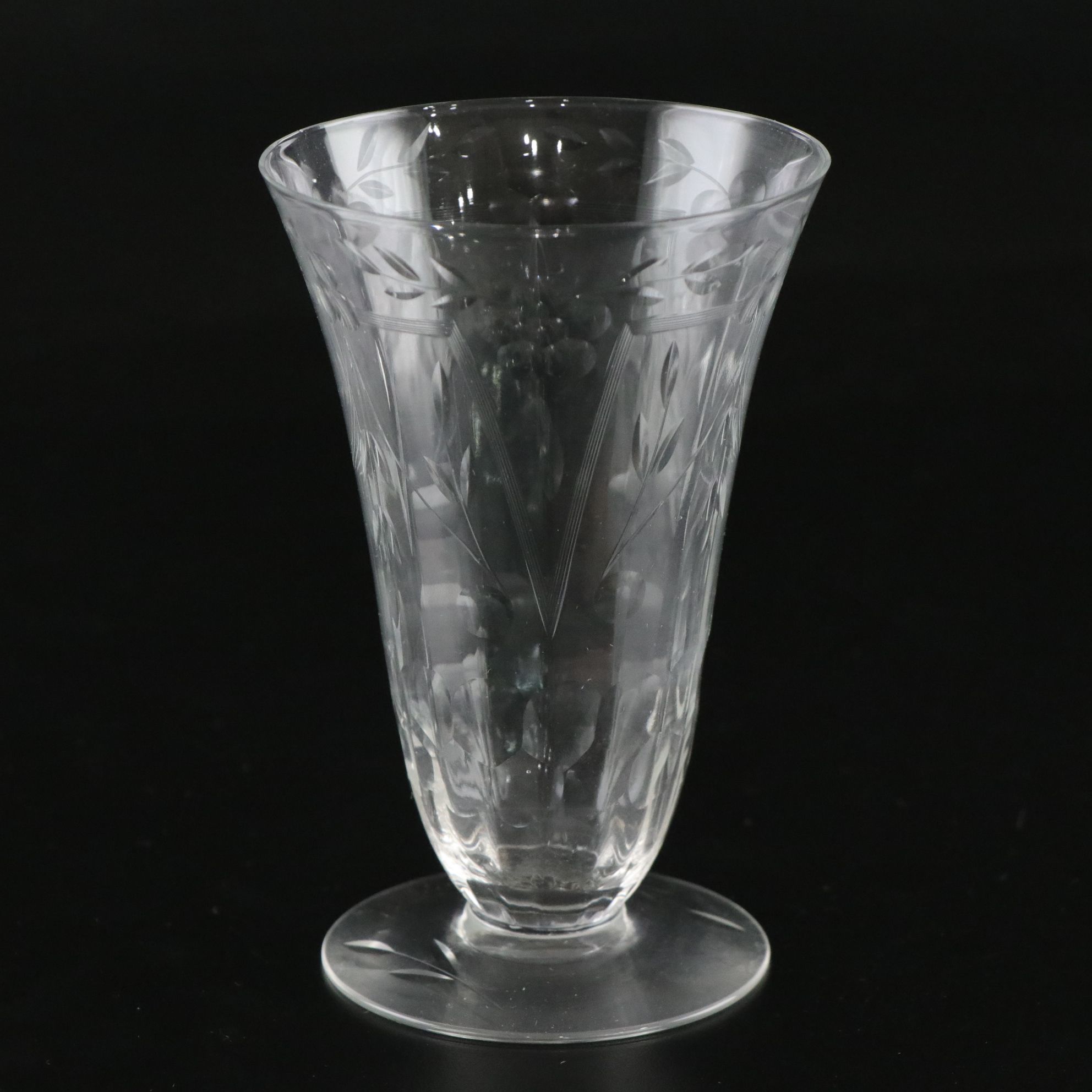 Optic Crystal Cordial, Wine, Juice and Champagne Glass Collection